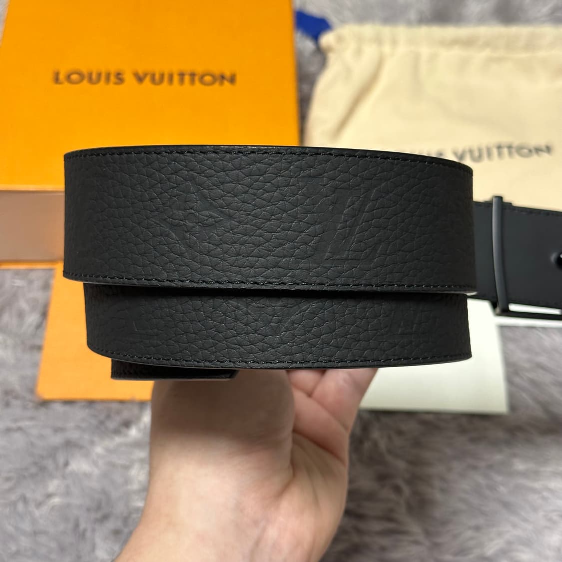 [풀구성] 루이비통 이클립스 토뤼옹 LV 벨트 90/36 상품이미지4