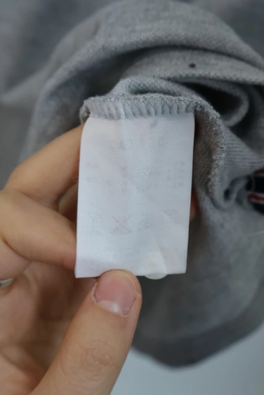 Champion Grey Polo Shirt Big Logo 상품이미지9