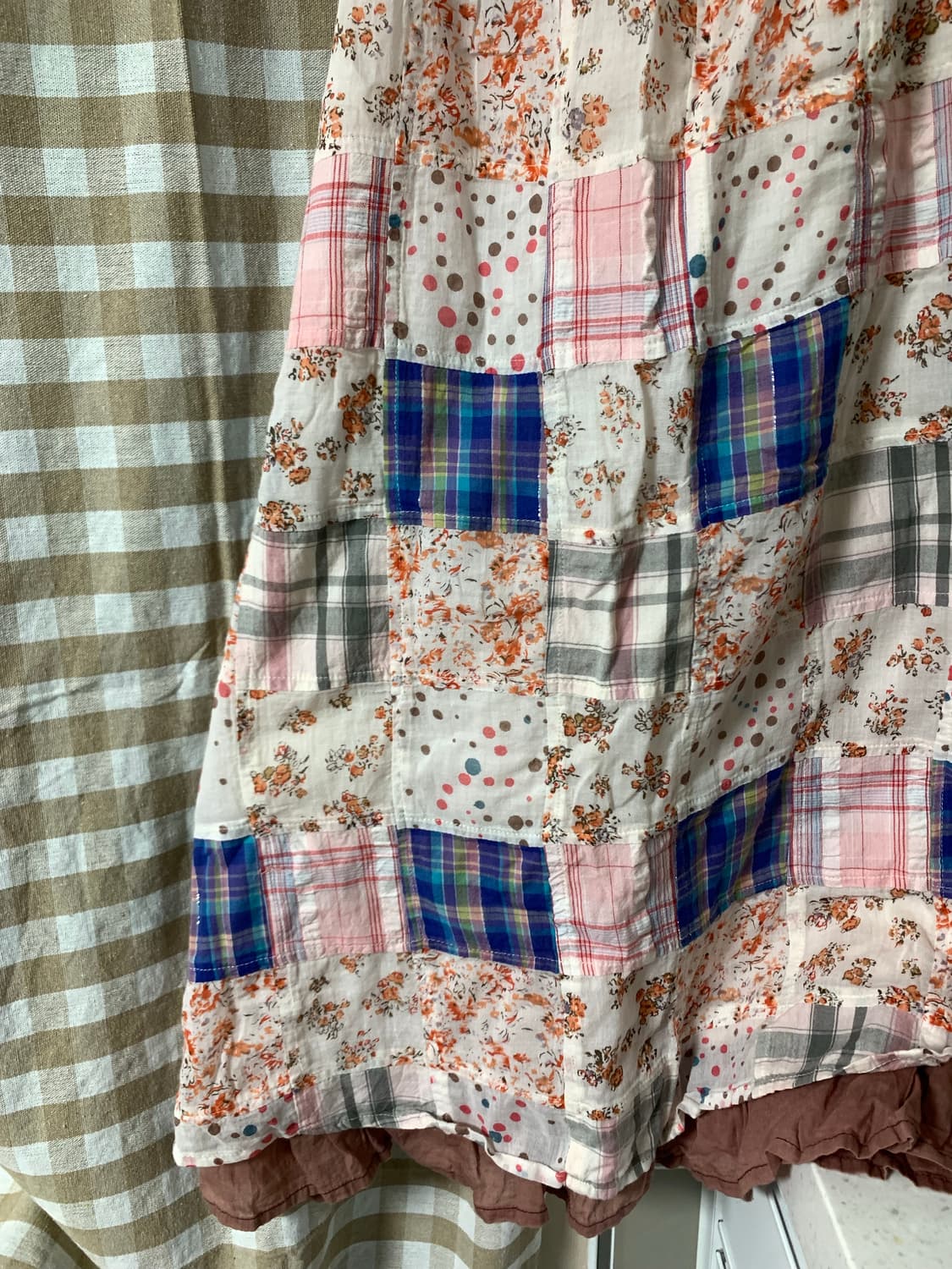 빈티지 패치워크 원피스 하구미 상품이미지2