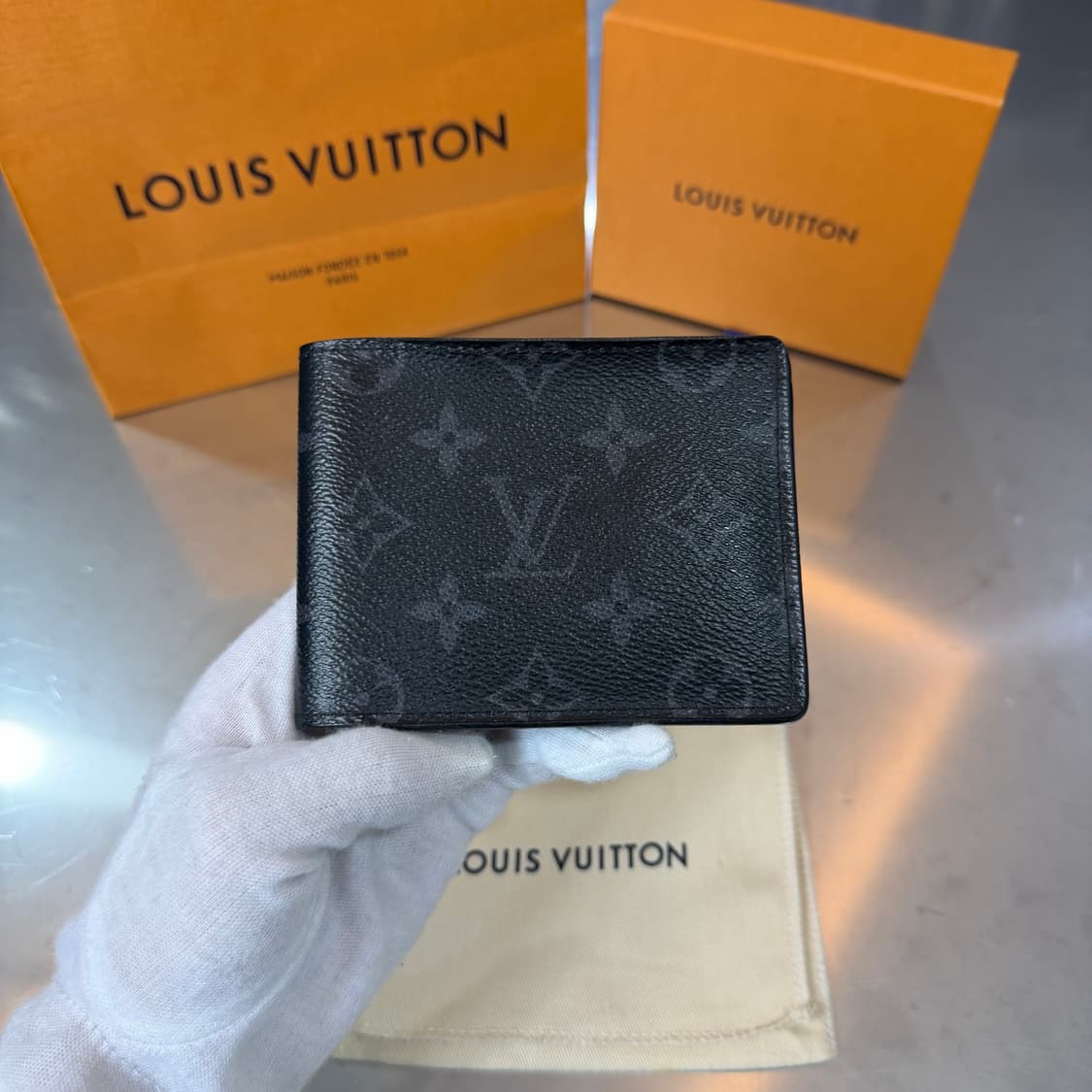 [리오브] 루이비통 이클립스 모노그램 멀티플 반지갑 상품이미지2