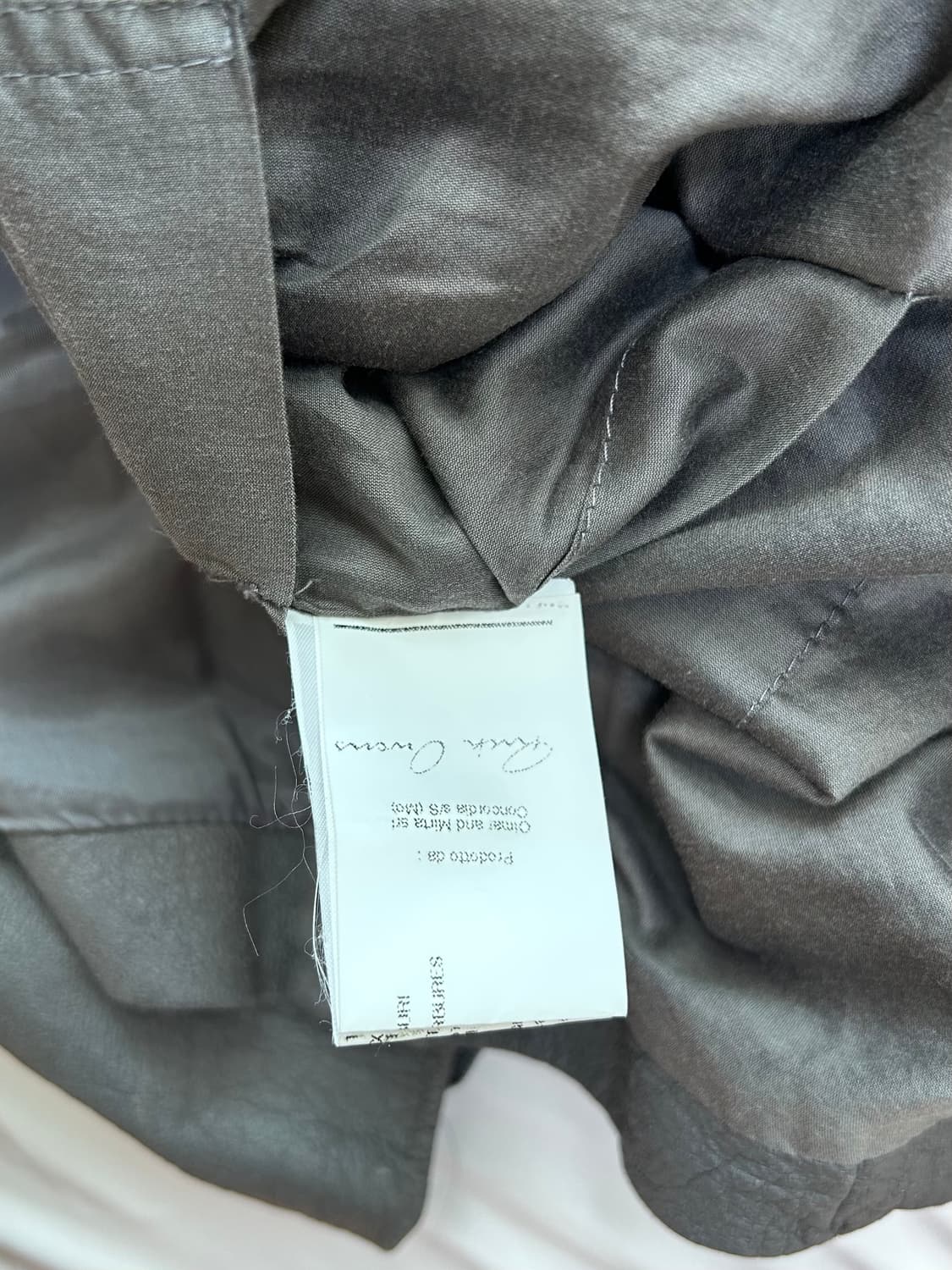 Rick Owens lambskin high-neck jacket 상품이미지3