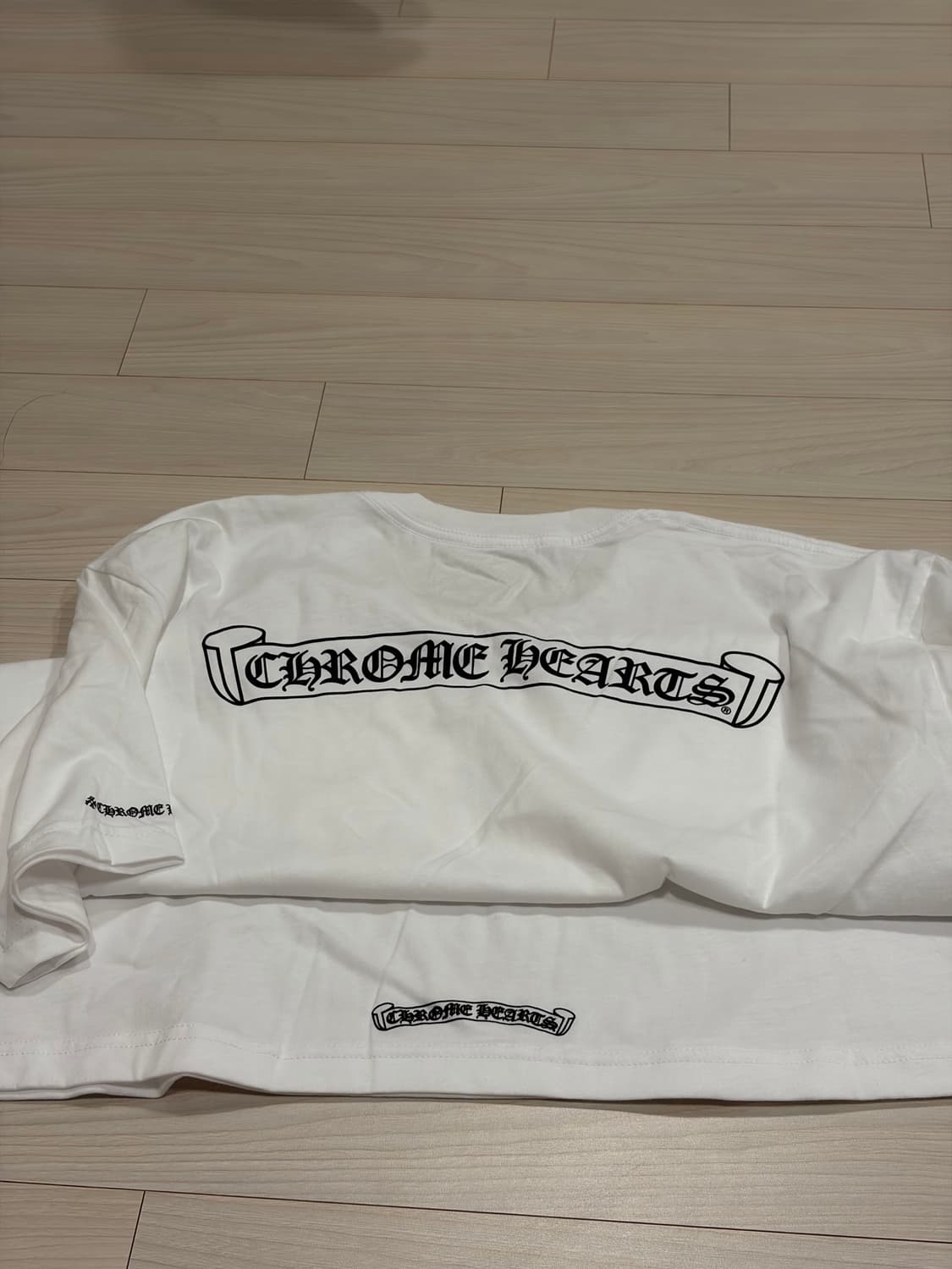 [NEW][XL] CHROME HEARTS SCROLL LOGO TEE 상품이미지2