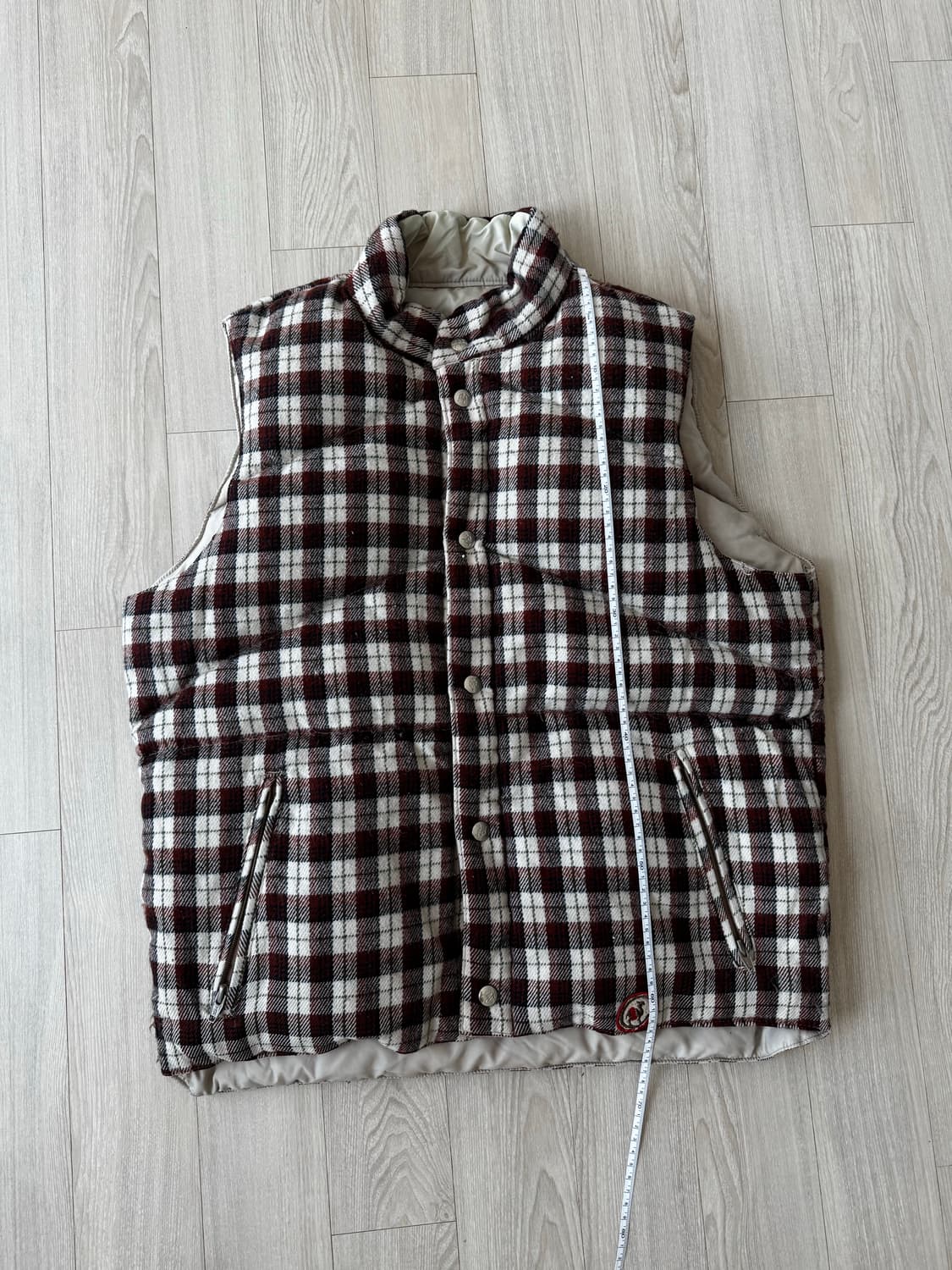 빈티지 카멜 다운 베스트 상품이미지9