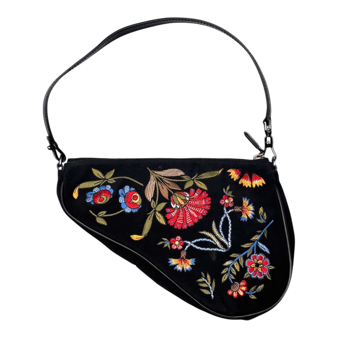 디올 자수 플로럴 미니 새들백. 희귀 상품이미지2