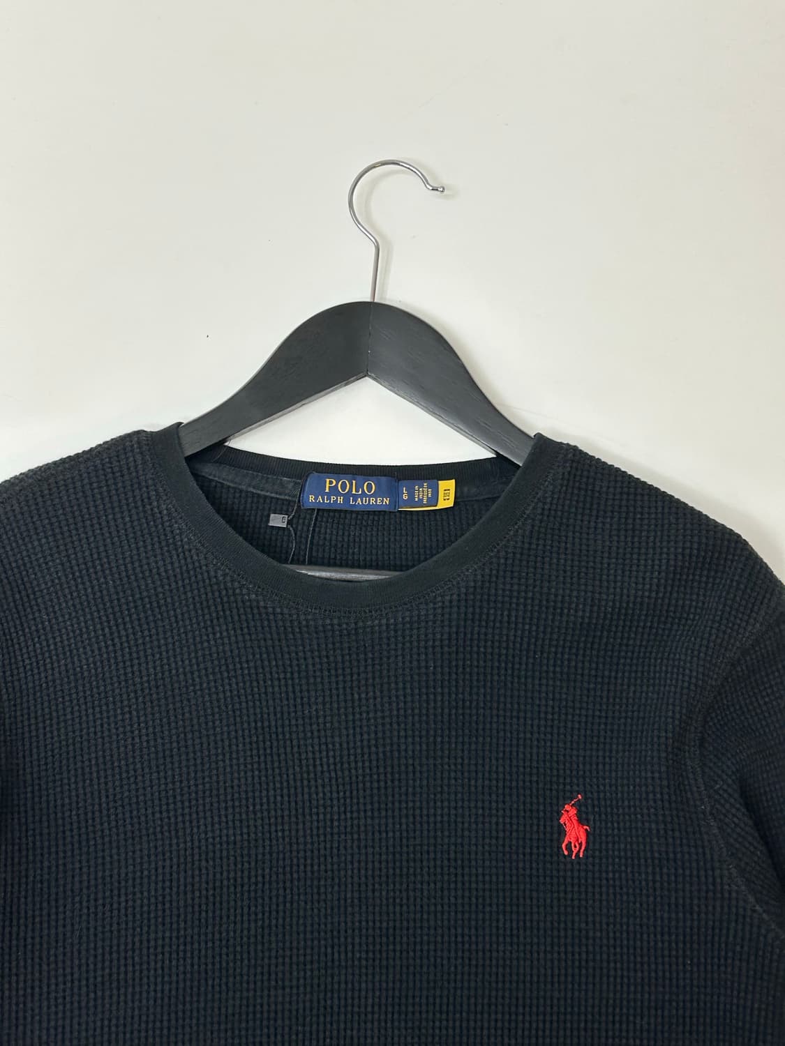 Polo 폴로 랄프로렌 블랙 와플티   상품이미지3