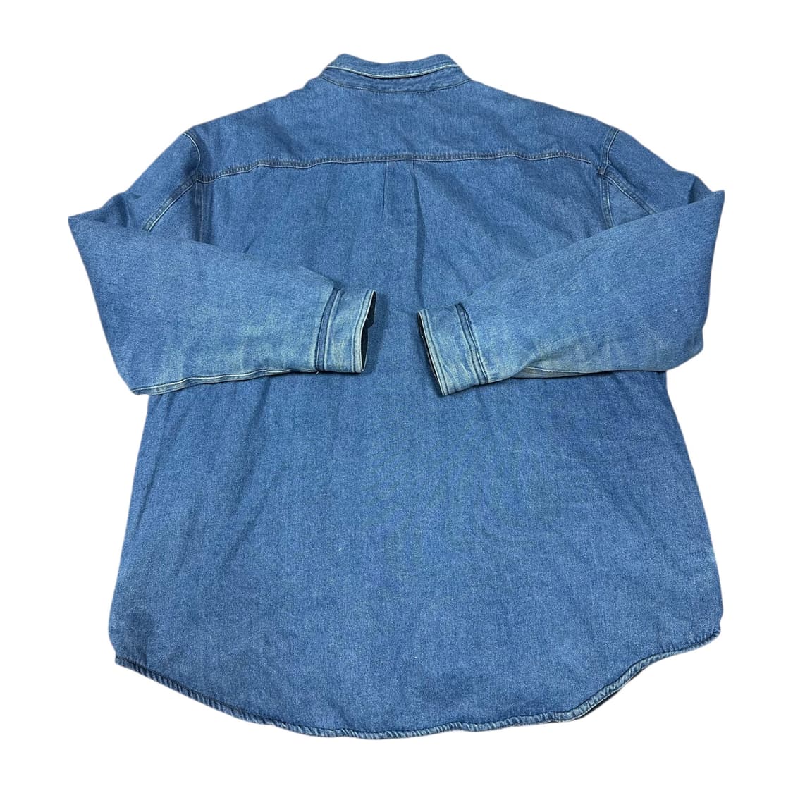 ✨ (바배) 마운틴클럽 오버핏 데님 기모 셔츠 자켓 상품이미지2