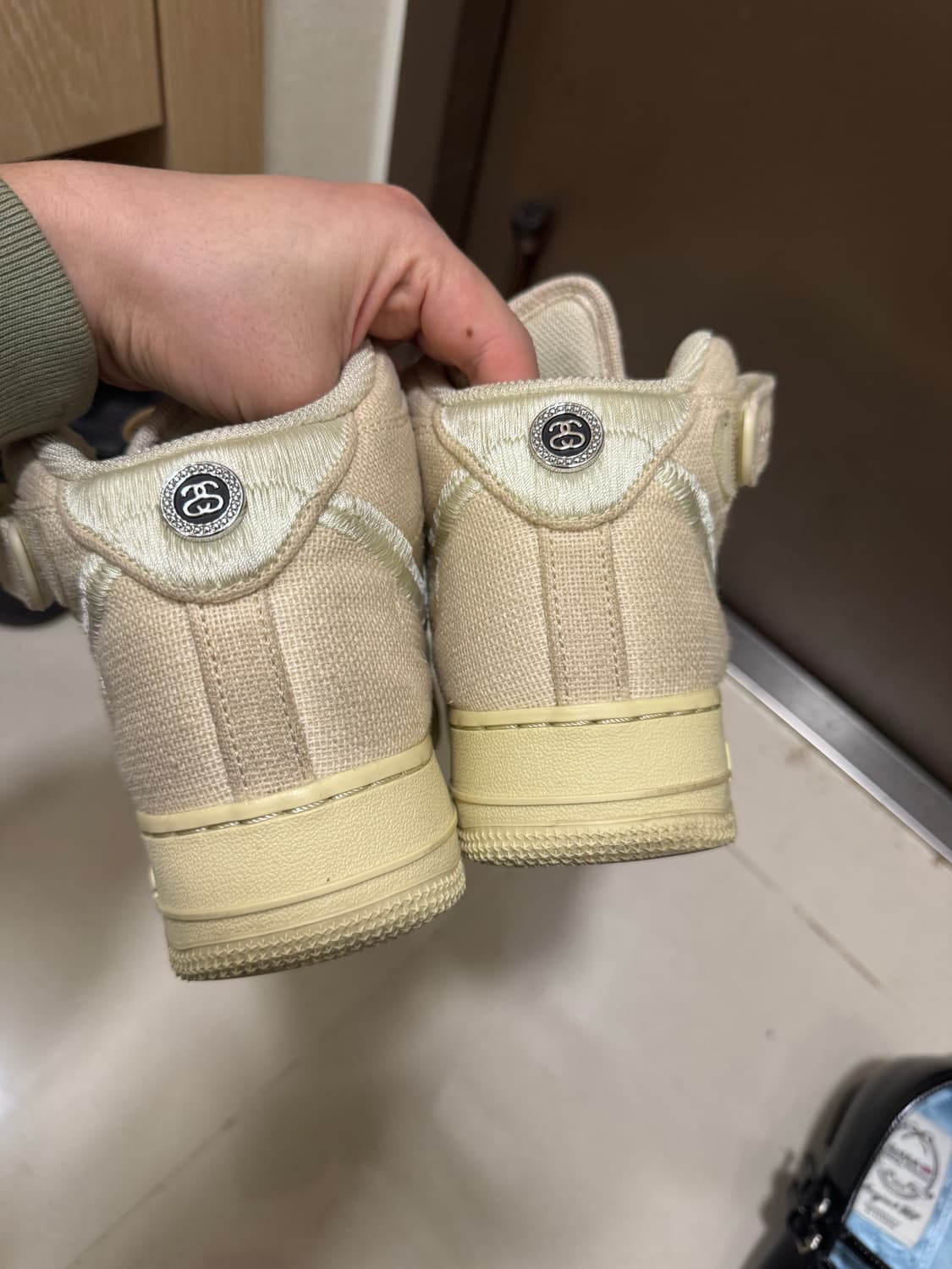 나이키 x 스투시 에어포스 미드 파슬 265 상품이미지4