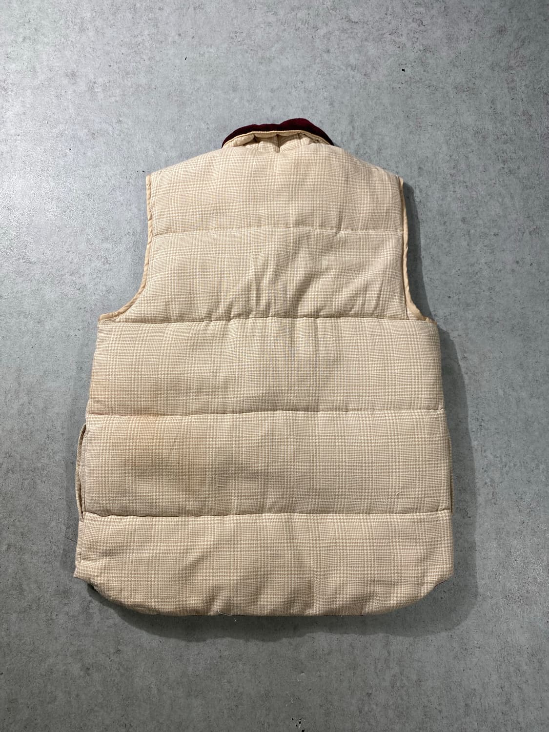 [M-L] Aquascutum 아쿠아스큐텀 덕다운 체크 패딩베스트 상품이미지7