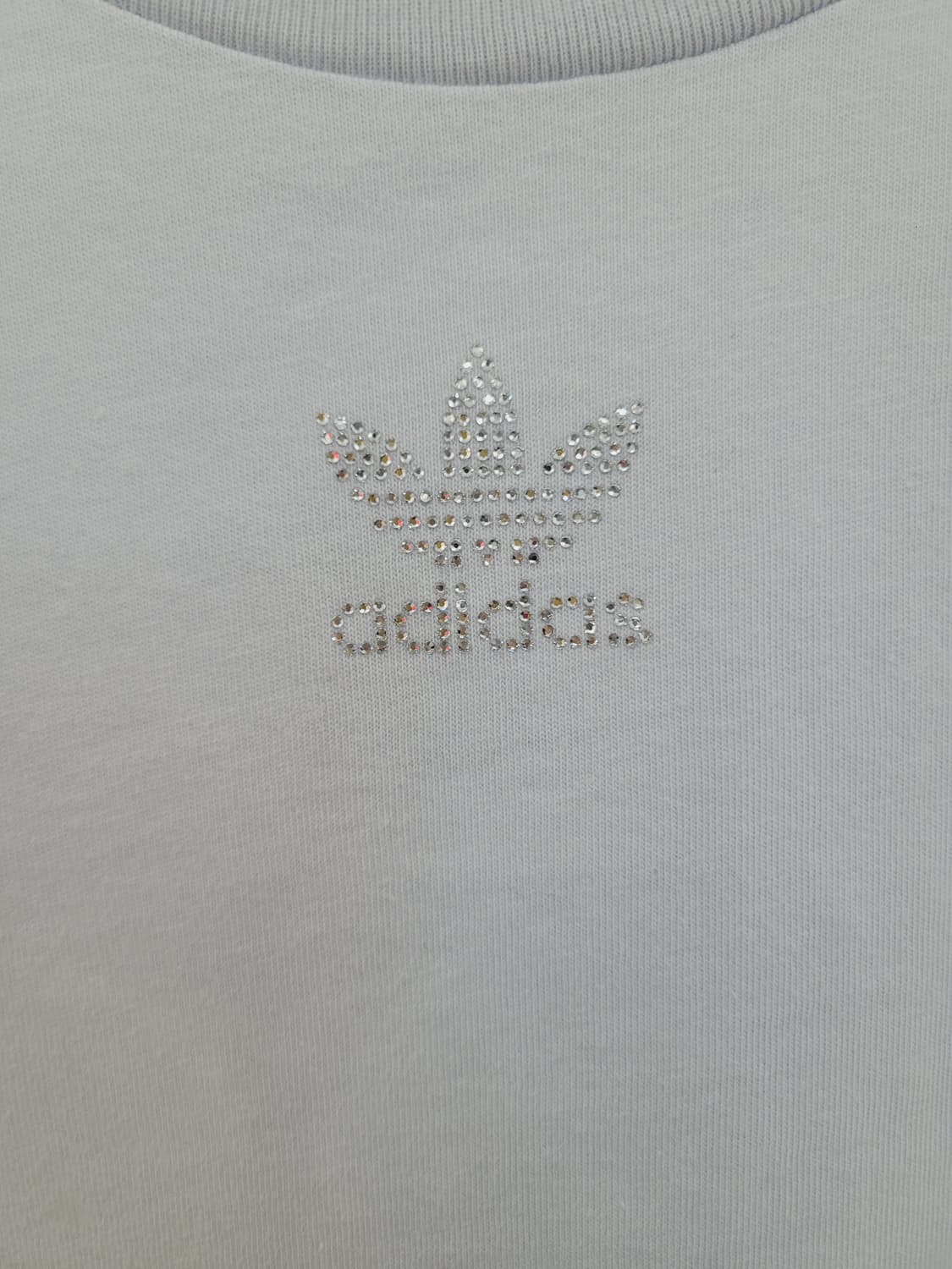 아디다스 2000 럭스 반팔 크롭 티셔츠 하늘색 M사이즈 상품이미지6