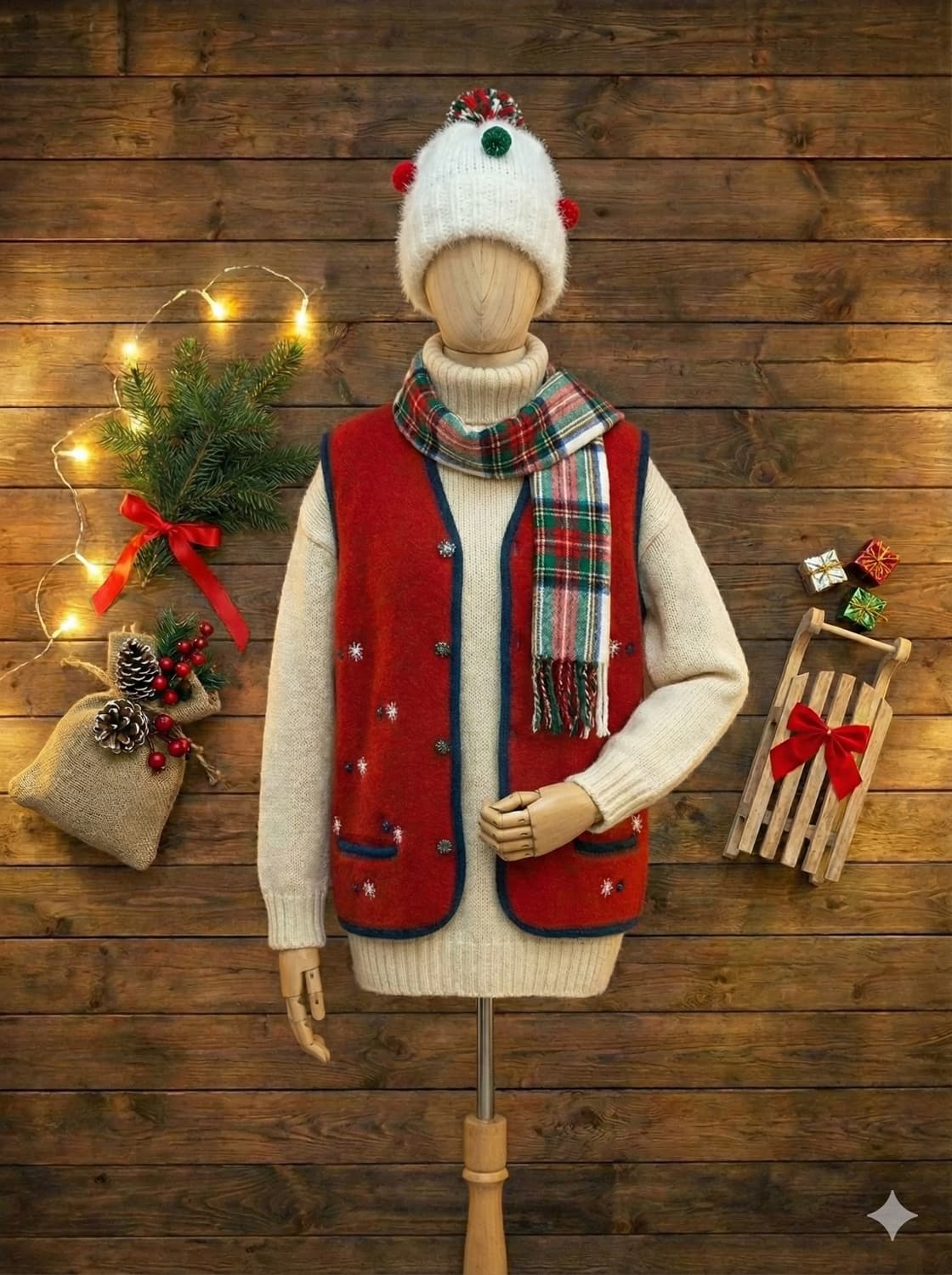 오스트리아에서 온 LINZNER의 오리지널 티롤리안 울 베스트 상품이미지3