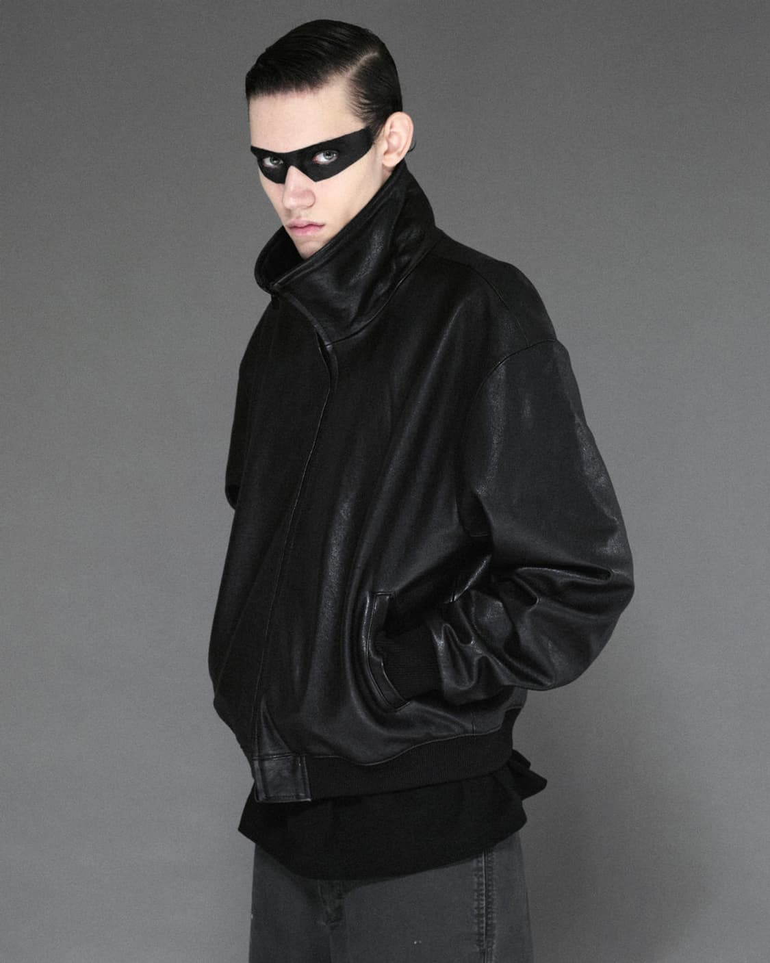 Ishii clubman leather flight jacket os 상품이미지3