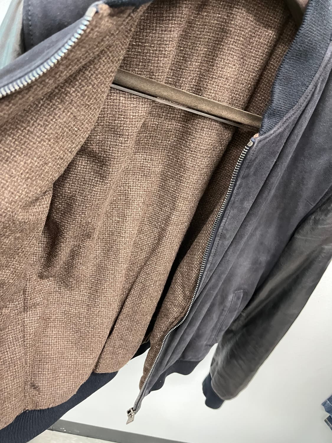 100) 캄파넬라 스웨이드 블루종자켓  상품이미지6