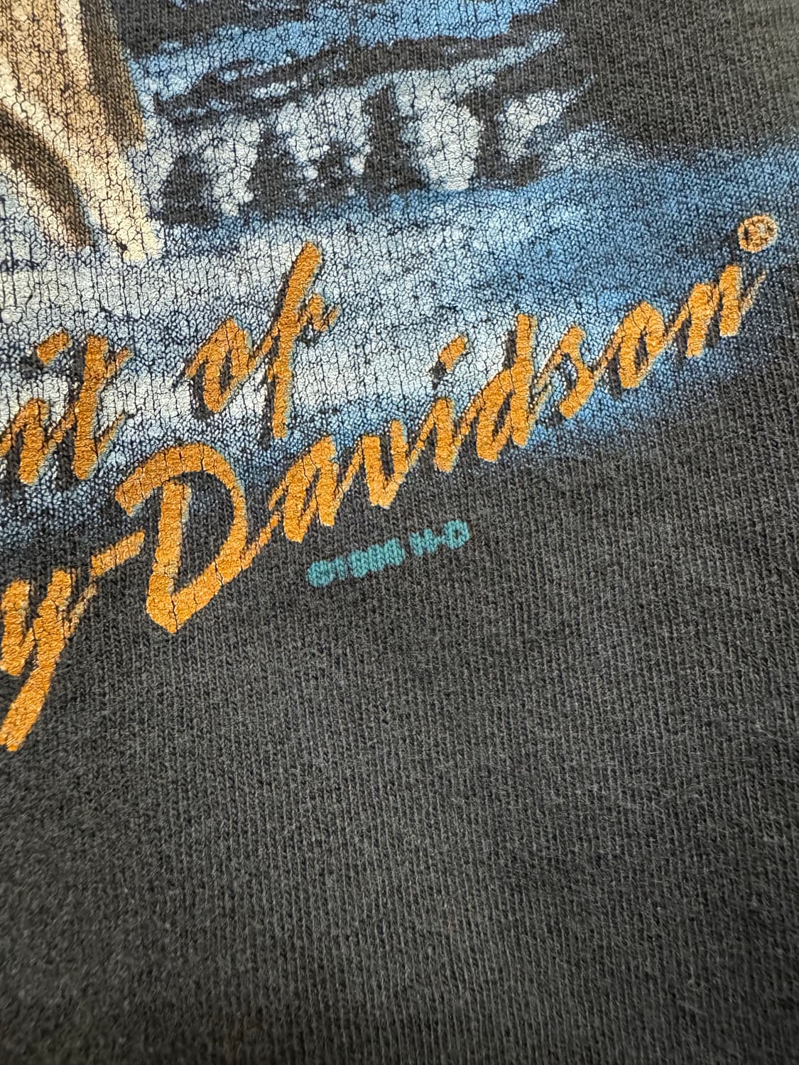 90s 할리데이비슨 오로라울프 반팔티 상품이미지3