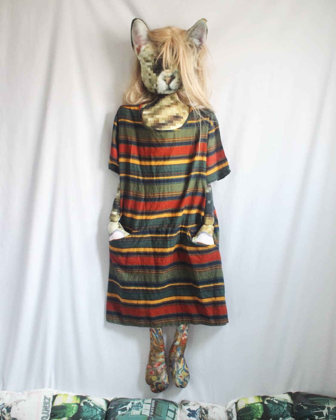 Nomad earth multi stripe one-piece 상품이미지1