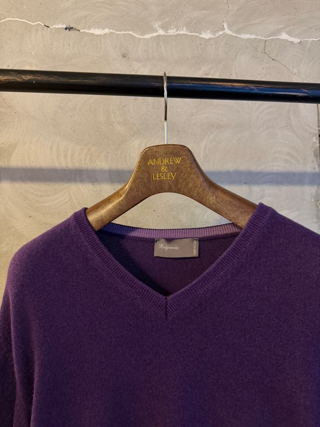 벨그라비아 캐시미어 니트 남성100 상품이미지2