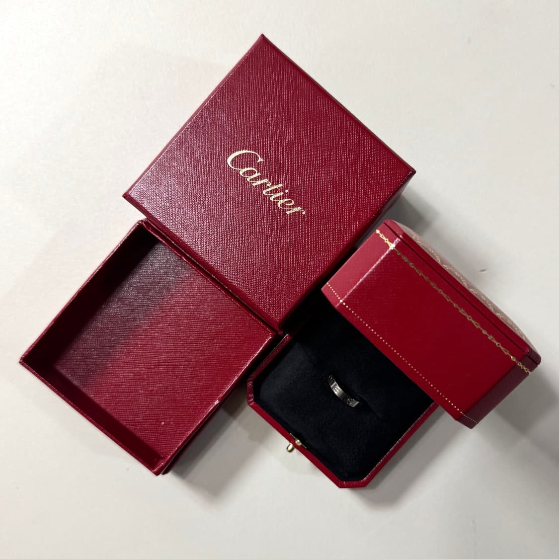 [56호/SM]까르띠에 화이트골드 러브링 상품이미지2