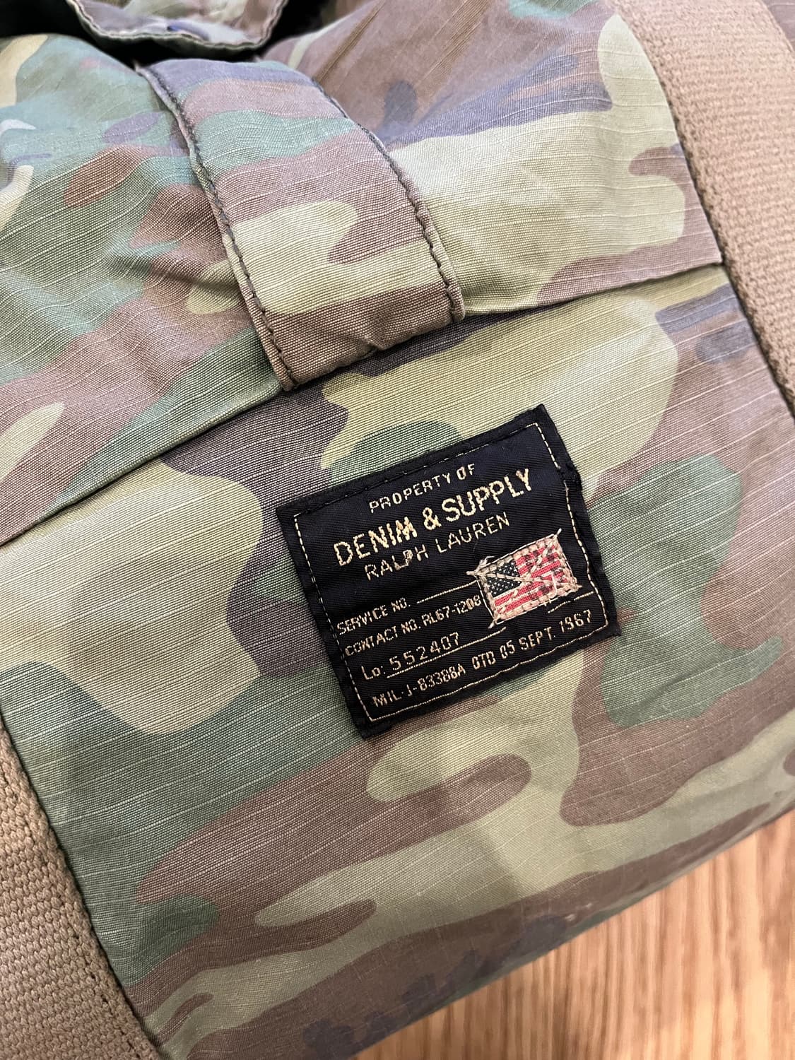 빈티지 랄프로렌 폴로 데님&서플라이 우드랜드 쇼퍼백 상품이미지4