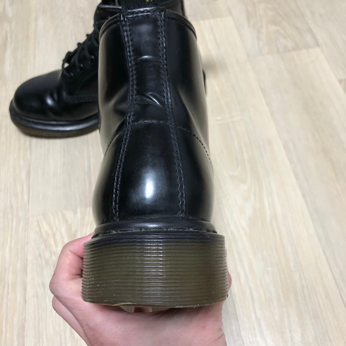(250) 닥터마틴 Dr.martens 101 6홀 블랙 스무스 부츠 상품이미지9