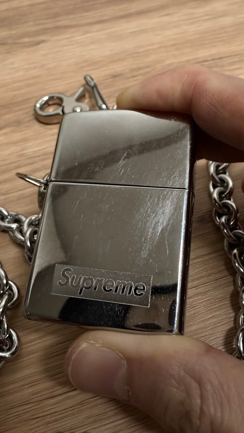 슈프림 23SS 체인 지포 라이터 실버 상품이미지2