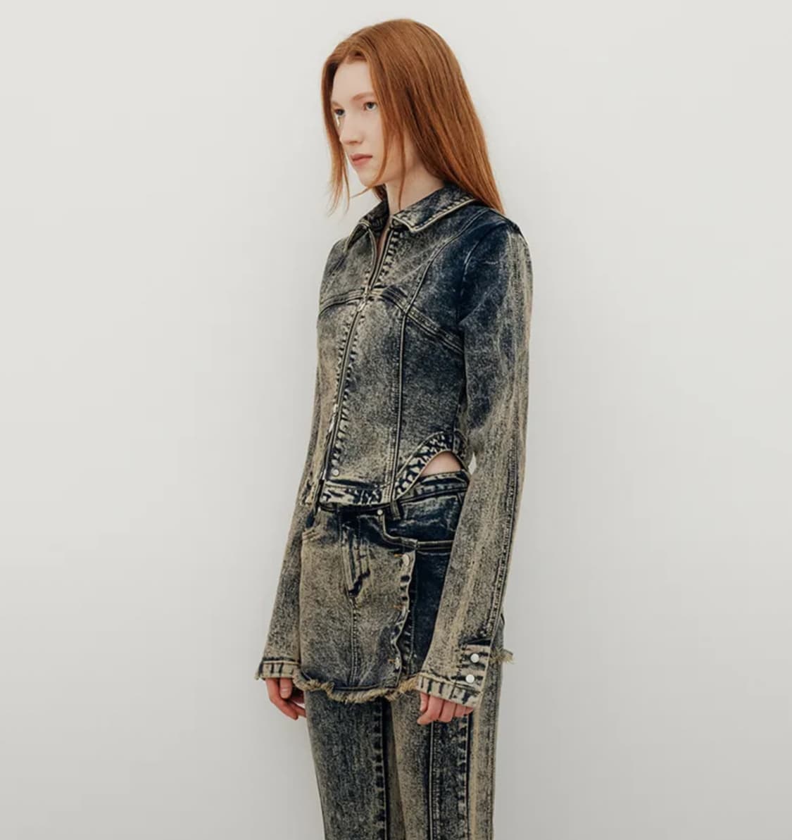 유즈 TWO WAY DENIM SHIRT JACKET  상품이미지6