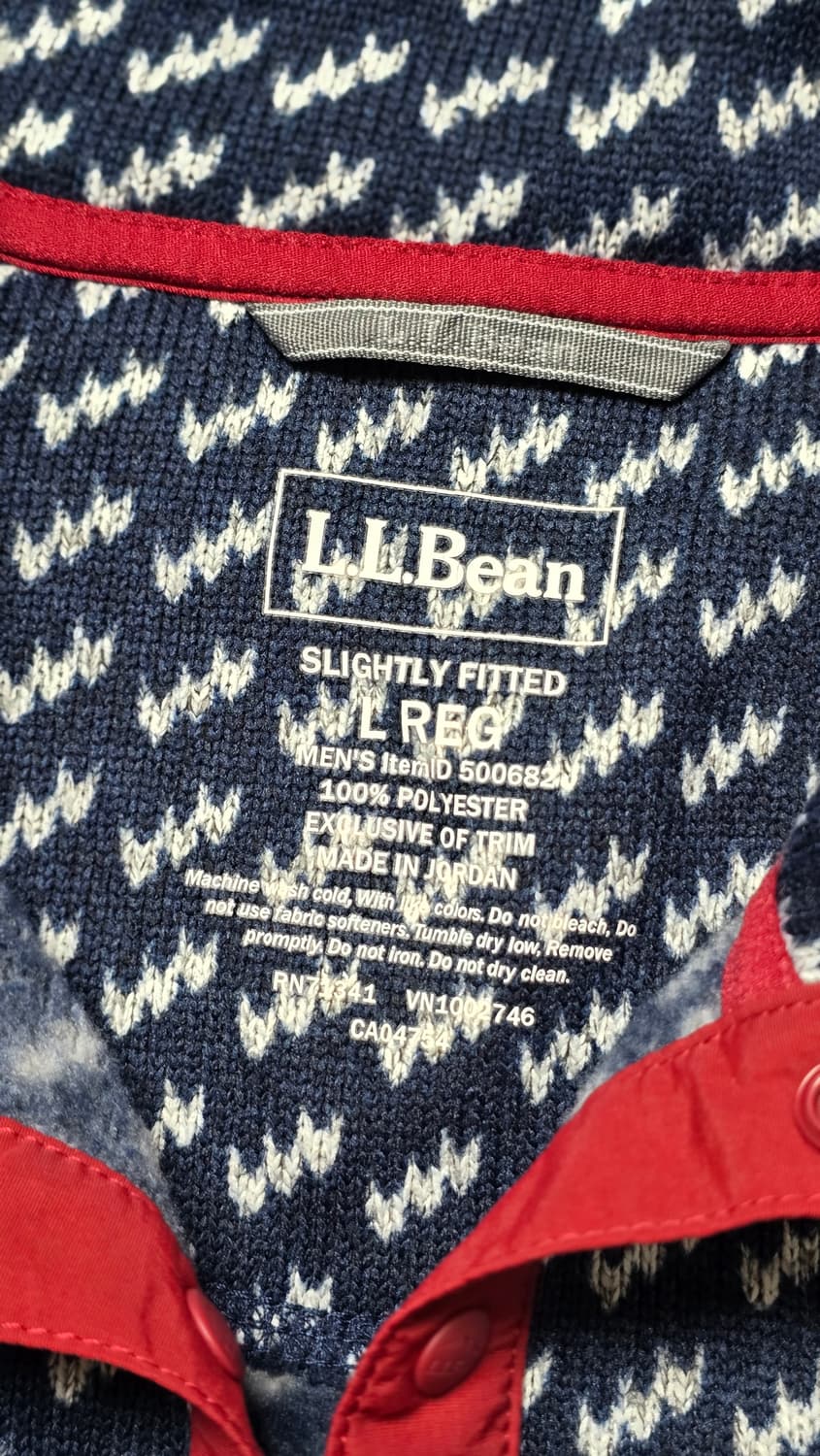 L.L.BEAN 엘엘빈 후리스 자켓 L 싸이즈 상품이미지3