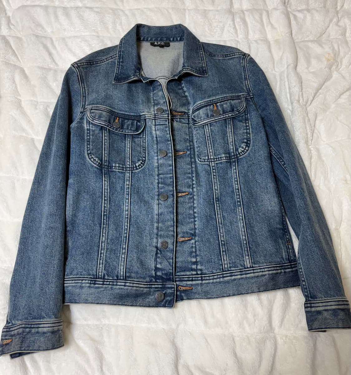 아페쎄 apc 데님 트러커 자켓 중청 / L 상품이미지1