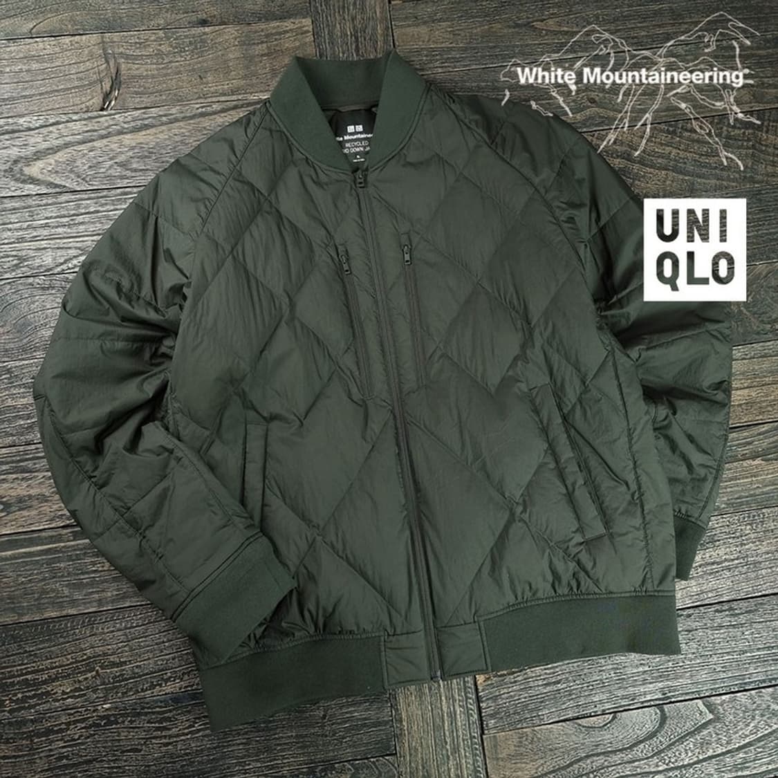 [유니클로 X 화이트마운티니어링] 퀄팀 봄버 블루종 자켓 M19443 상품이미지1