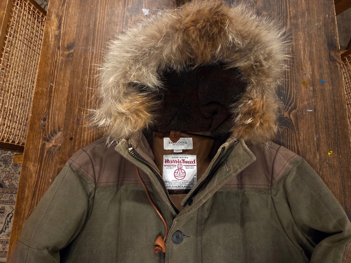 이스트로그 해리스트위드 구스다운자켓  상품이미지2