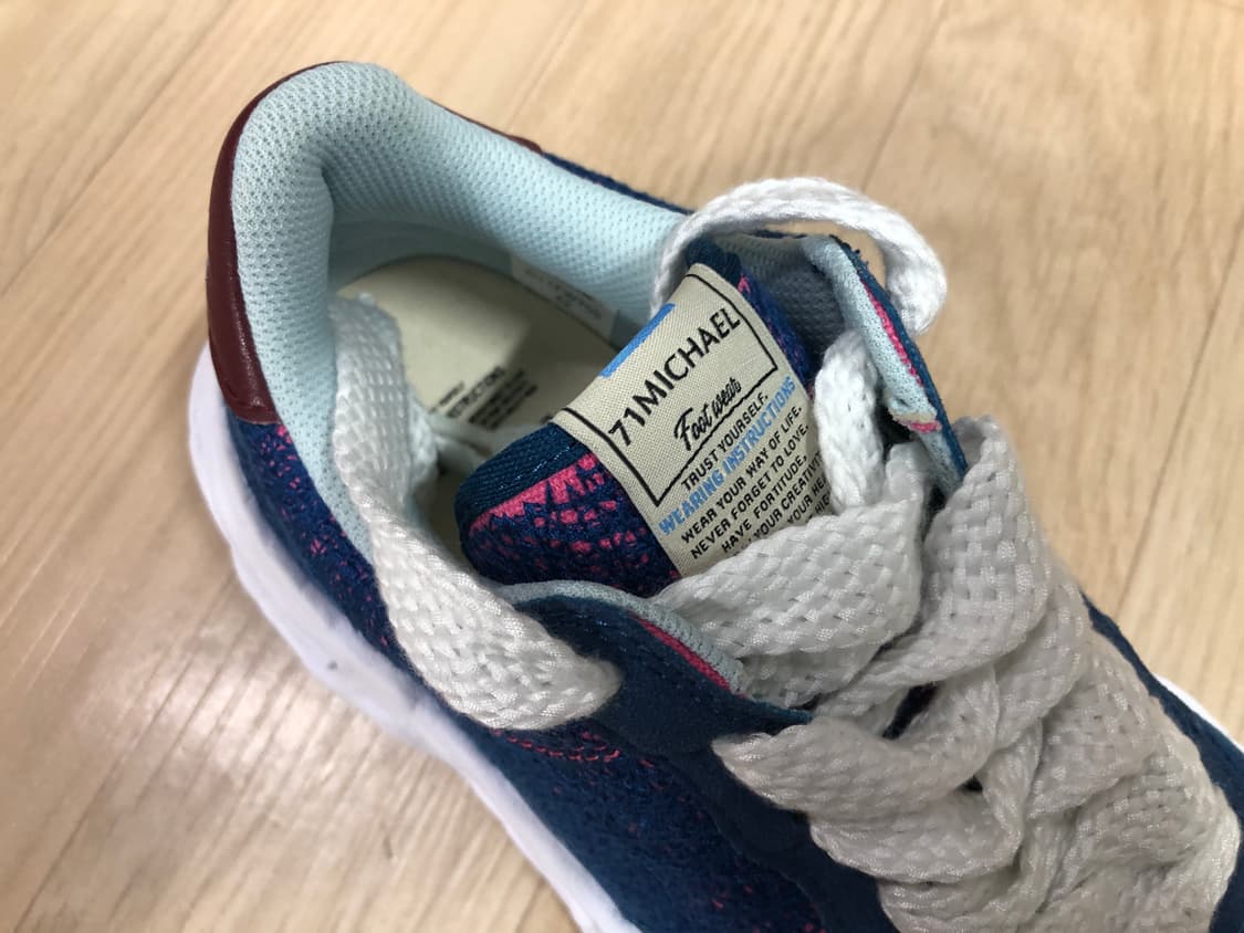 미하라야스히로 71 마이클 웨인 OG 솔 자수 스니커즈 블루 42 상품이미지7