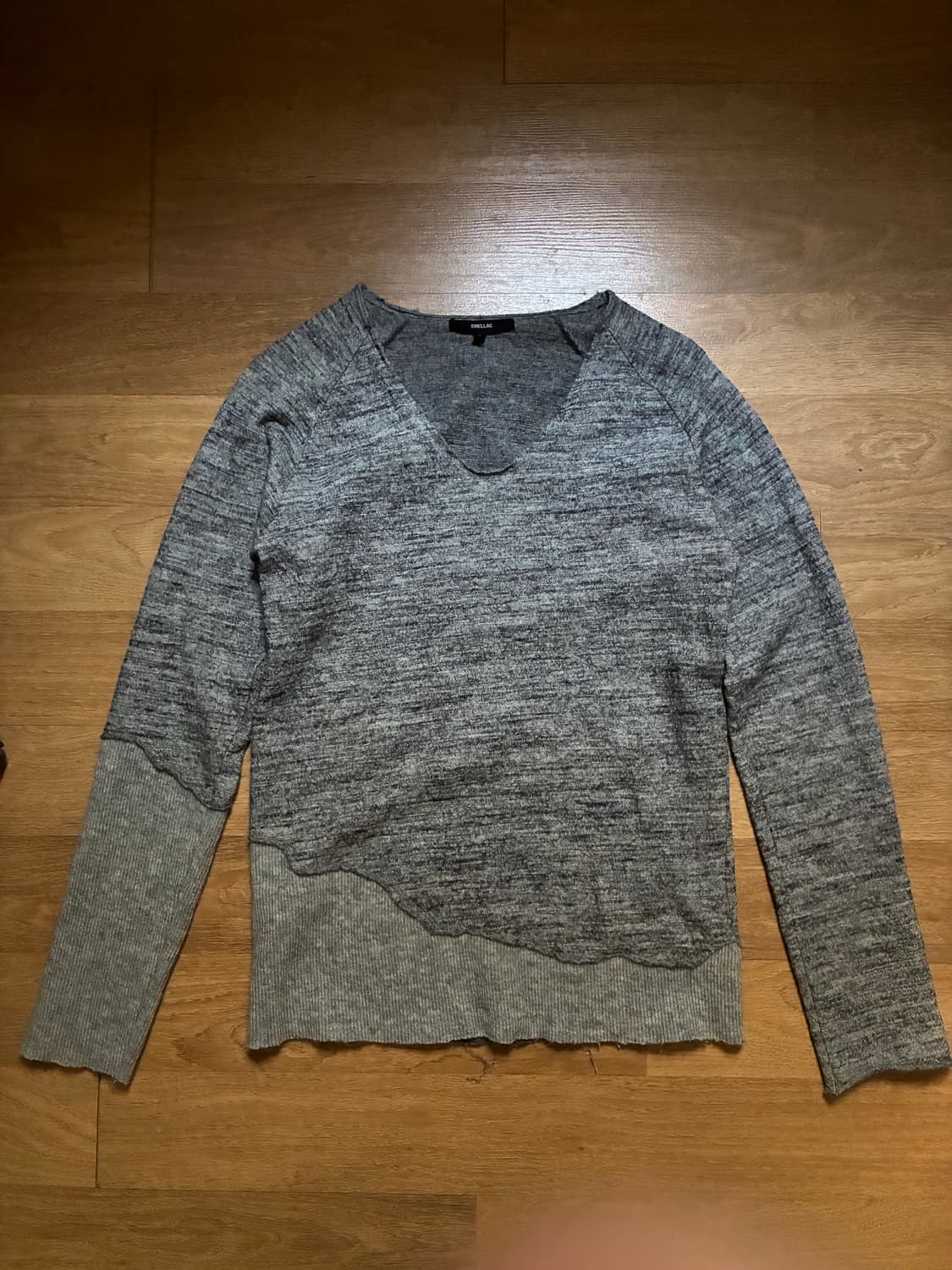 Shellac v neck distressed sleeve 46(M) 상품이미지1