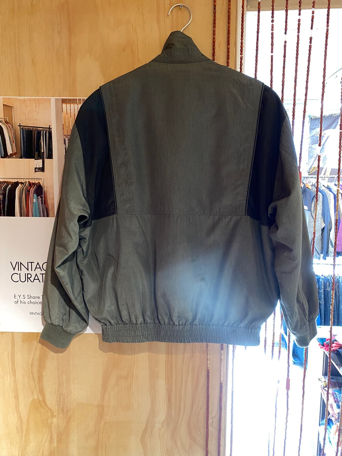 애프터 임프레션 투톤 패널 해링턴자켓 상품이미지5