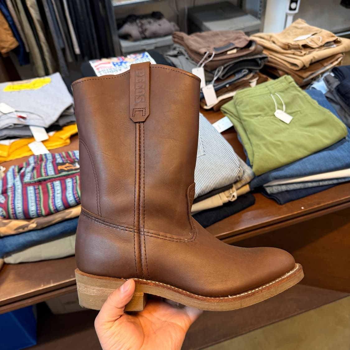 레드윙 11인치 페코스 1155 브라운 부머 250 USA 상품이미지3