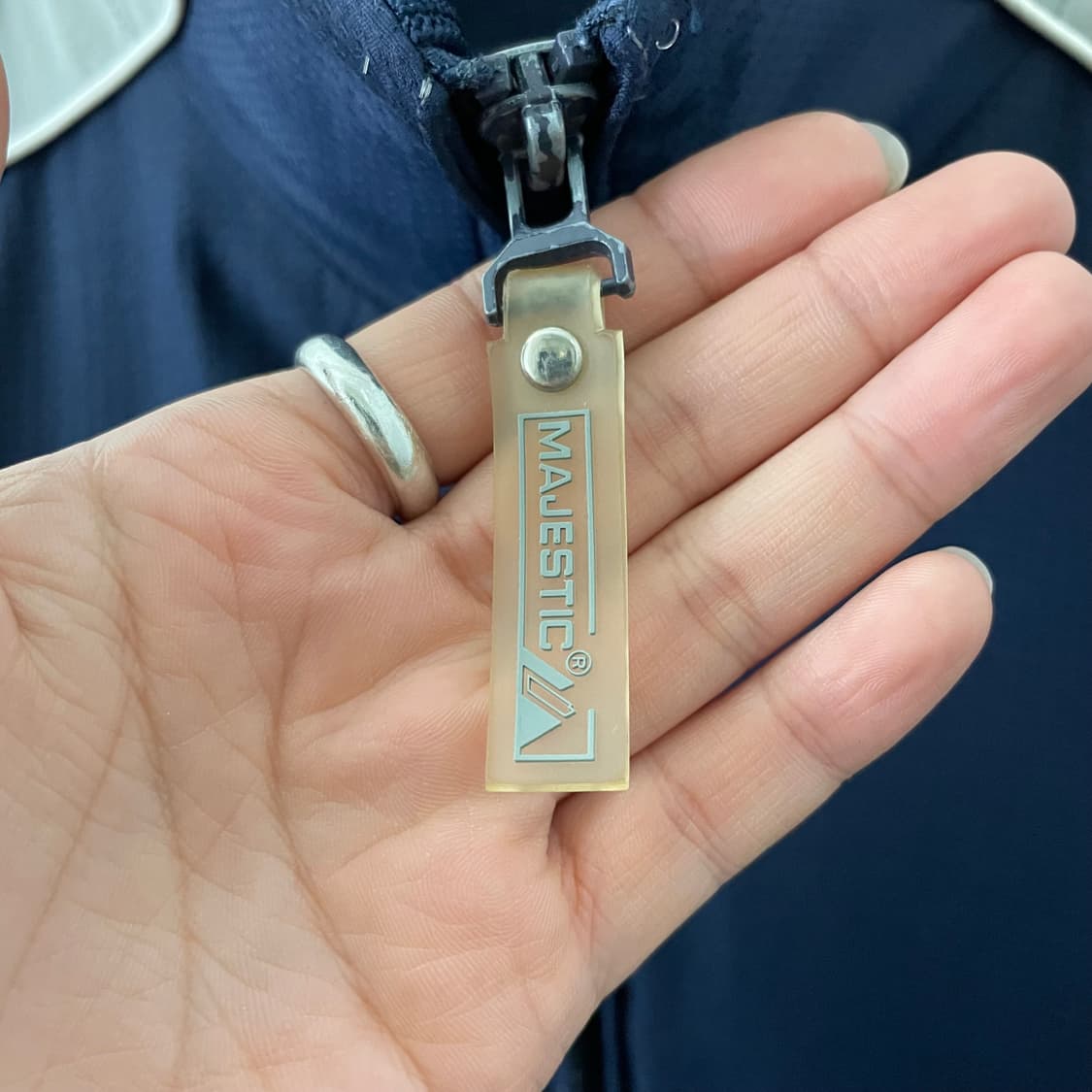 마제스틱 배색 집업자켓 상품이미지6