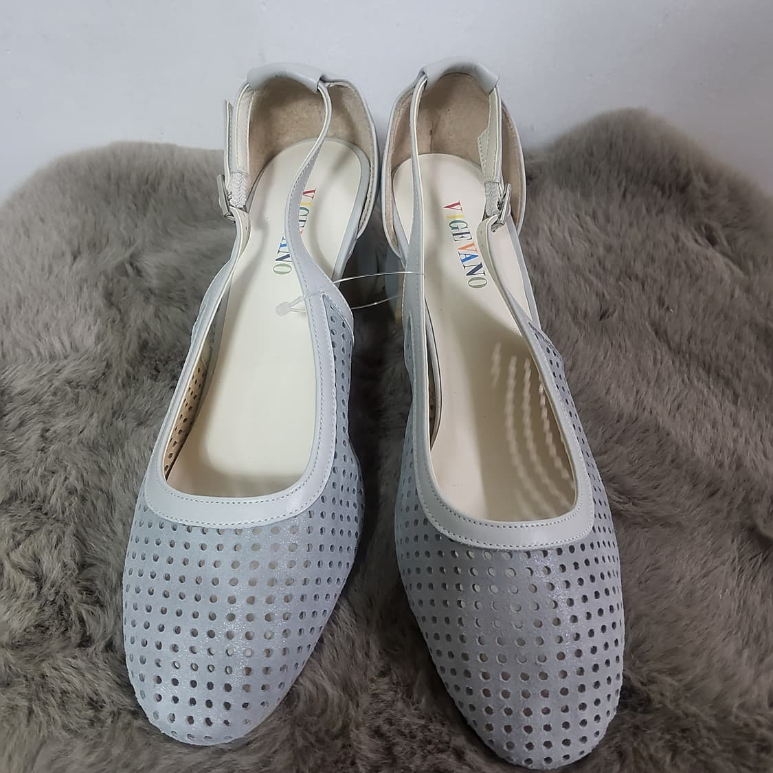 새상품 금강제화 비제바노 샌들 슬링백 슈즈 미들힐 245 정가 15만 상품이미지1