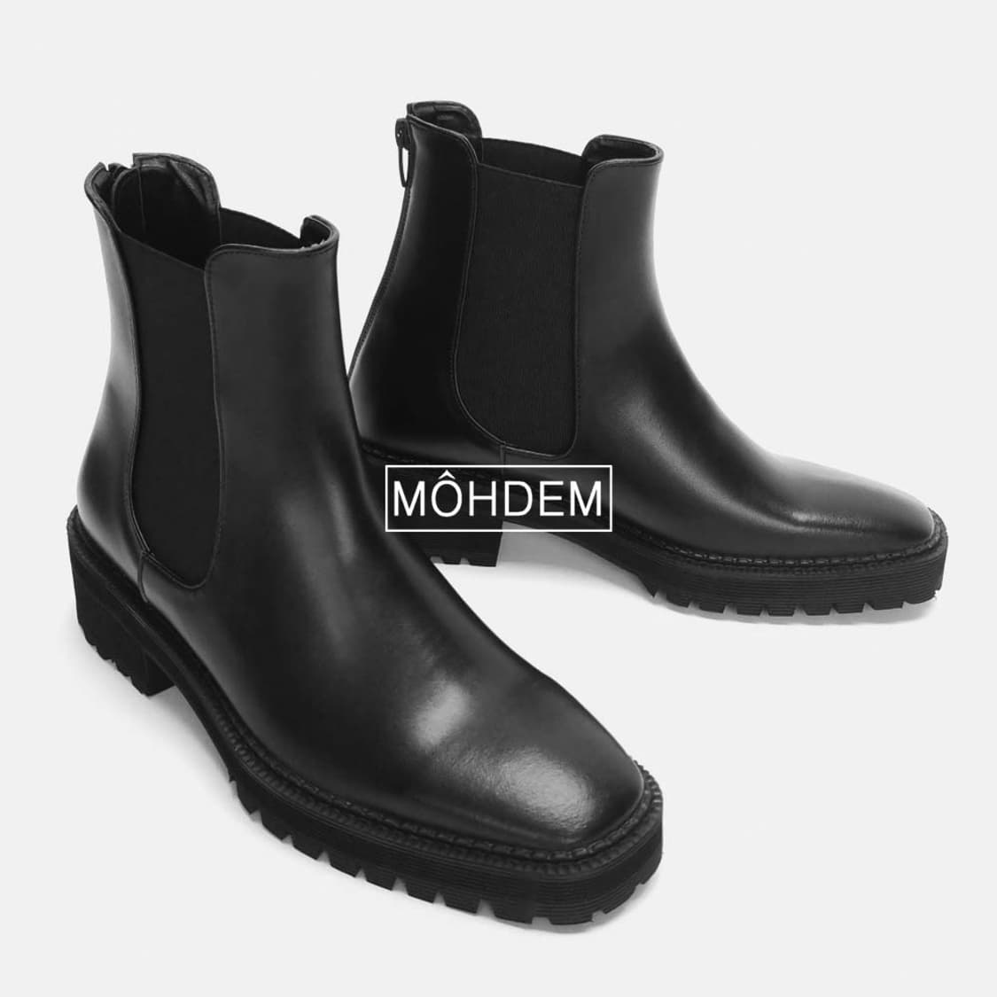 [premium] 렉트 가죽 첼시부츠 코만도솔 상품이미지7