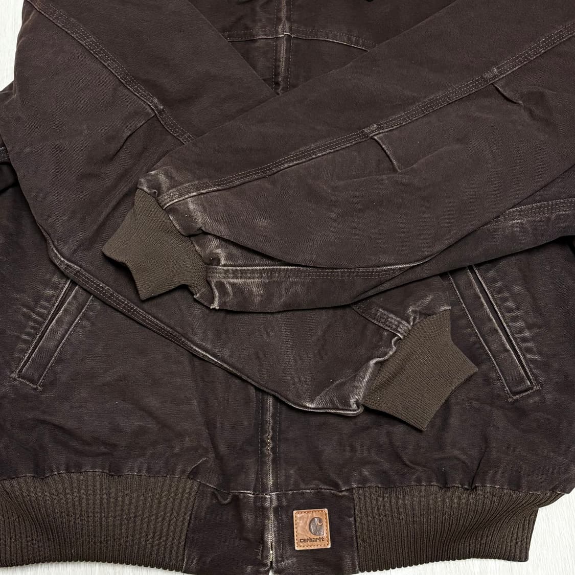 🇲🇽 10s 칼하트 J14 산타페 자켓 다크브라운 상품이미지3