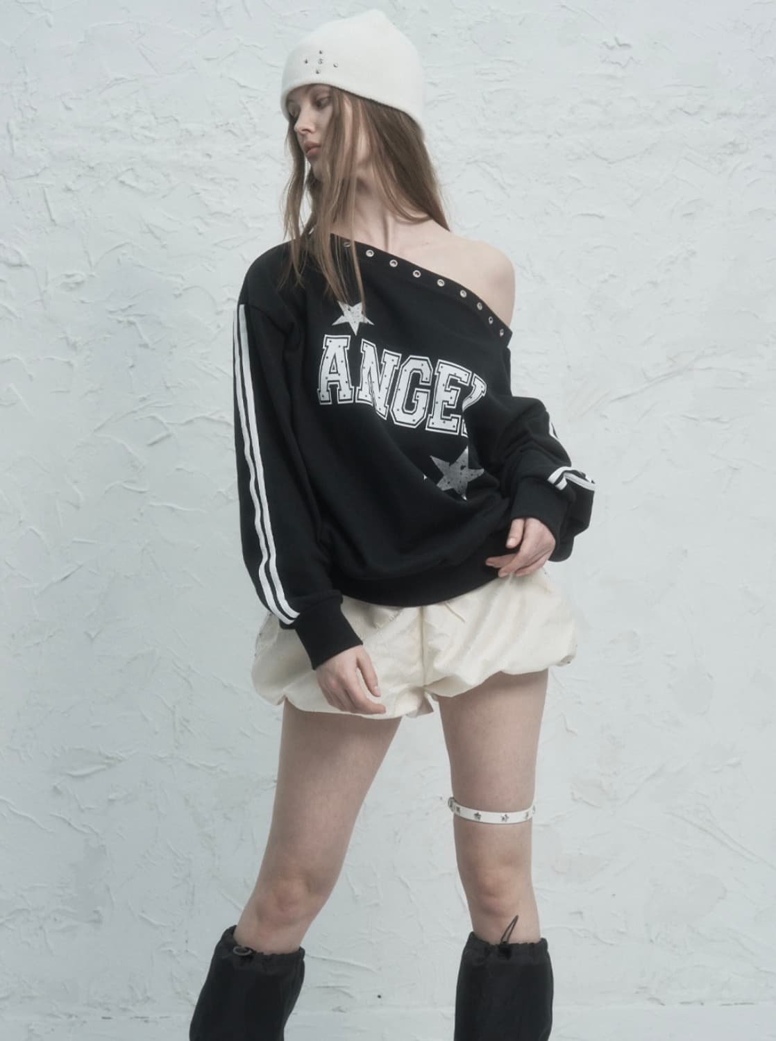 셋업이엑스이 아일렛 엔젤 맨투맨 상품이미지3