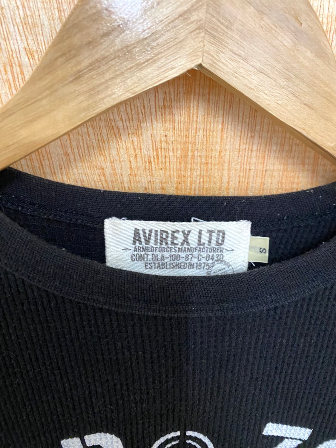 AVIREX U.S.ARMY t-shirts 아비렉스 골지티셔츠 상품이미지5