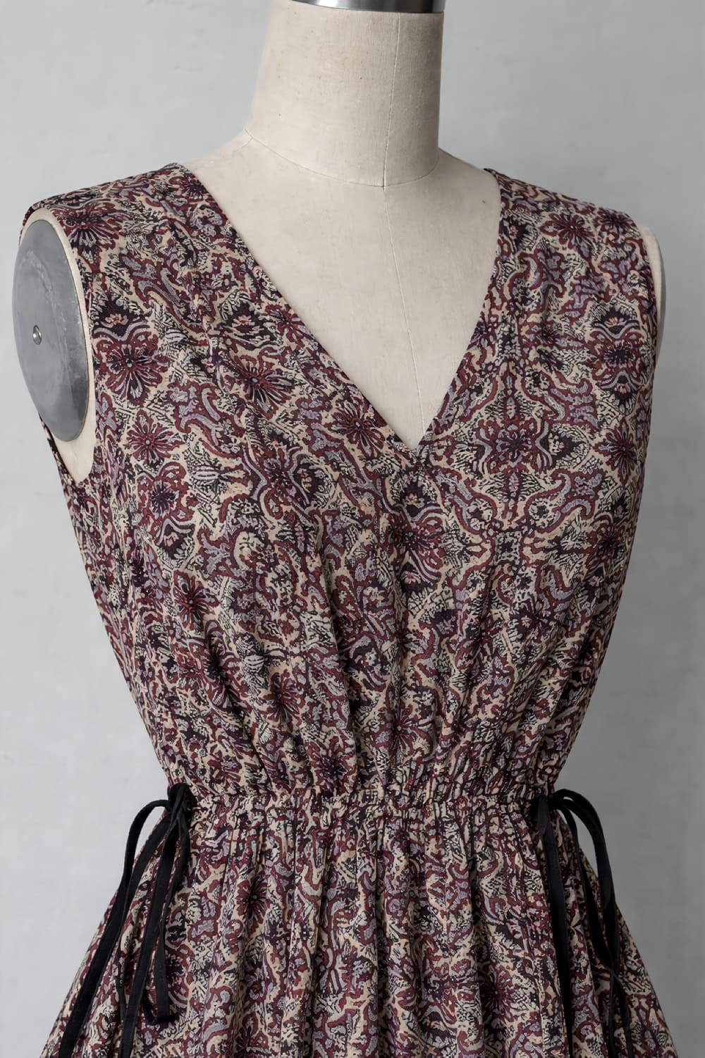 Japanese Vintage Paisley Tie Dress 상품이미지2