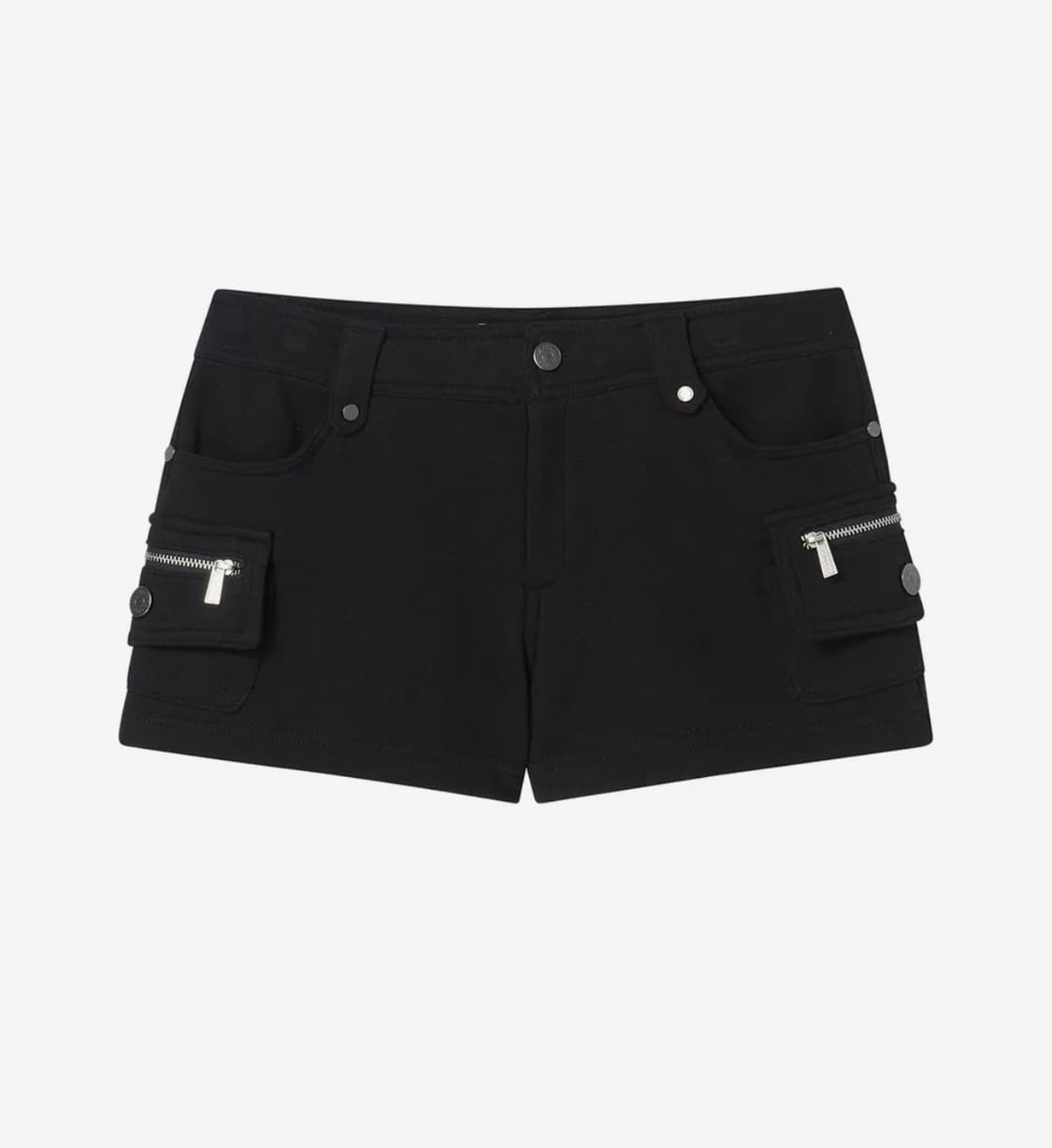 [M] 프렌다 SIDE POCKET SHORTS BLACK 상품이미지2