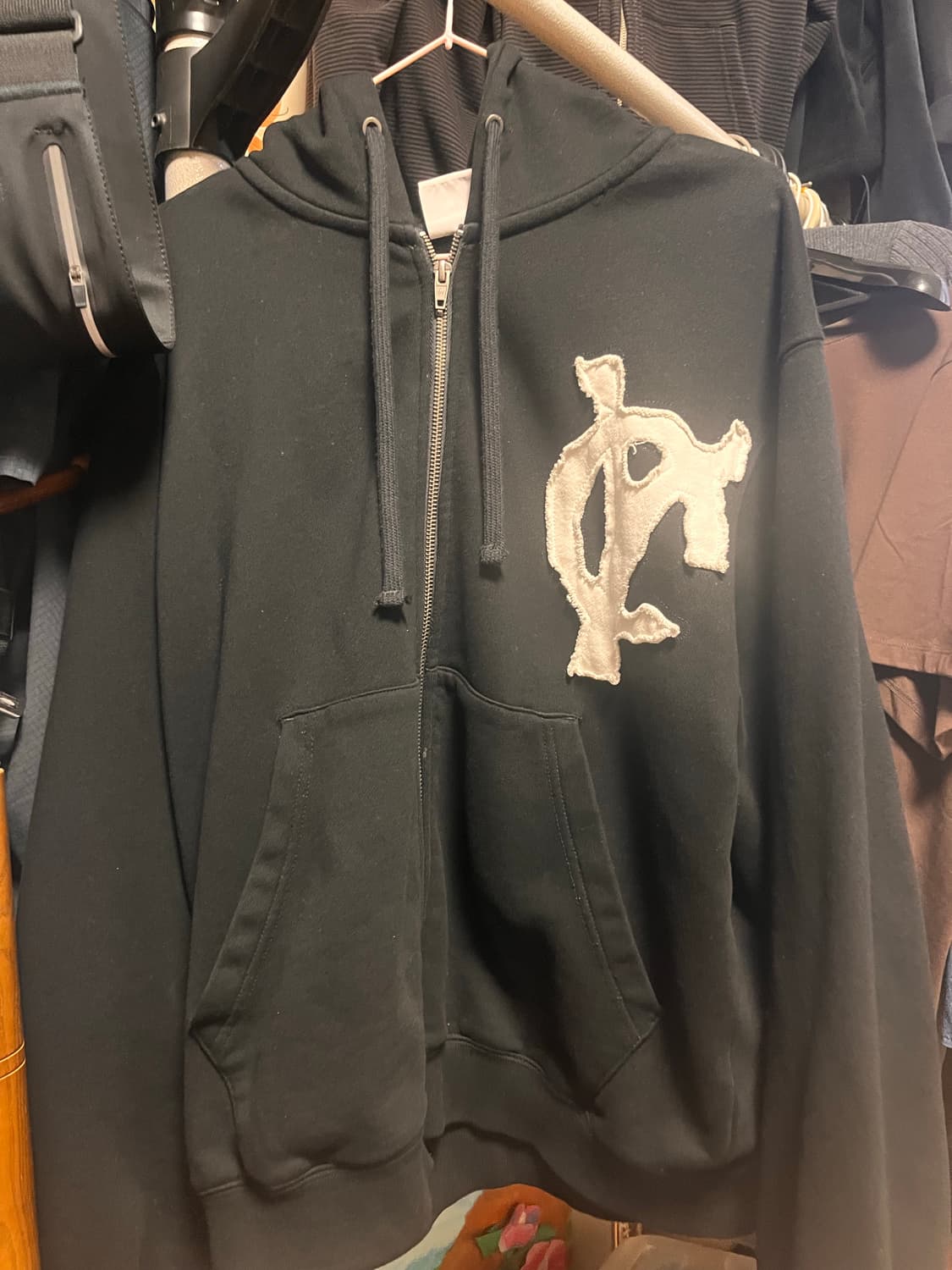 OY 후드집업 블랙 00사이즈 상품이미지3