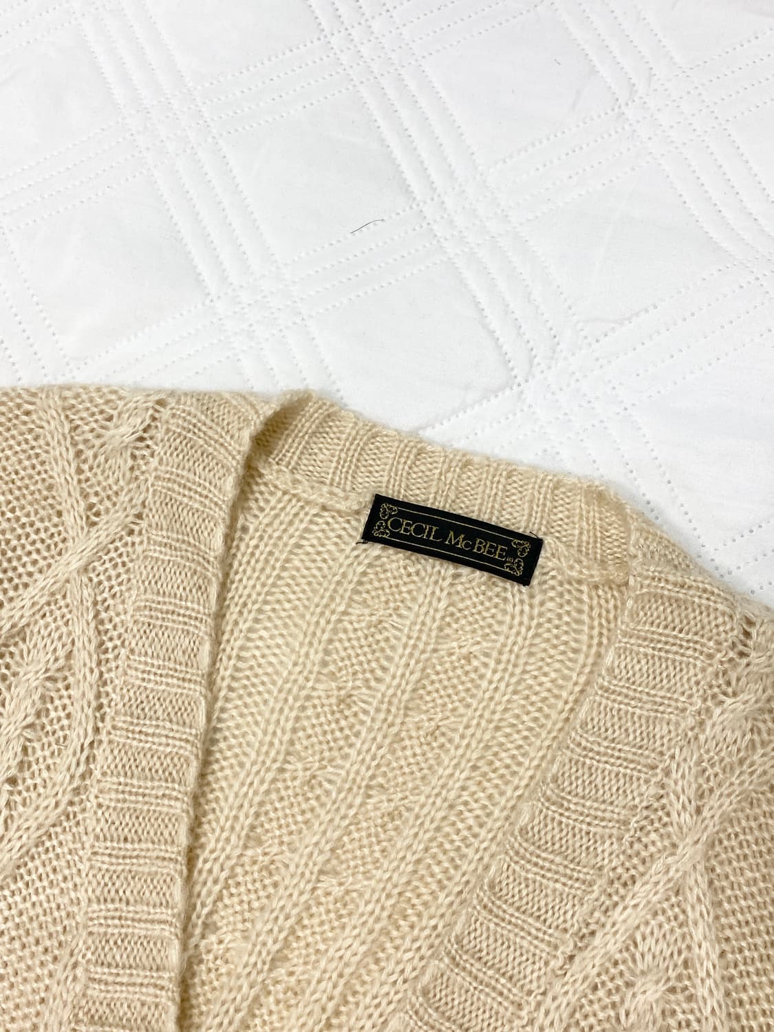 ꒰ঌ 세실맥비 코리락쿠마 니트 가디건 ໒꒱ 상품이미지3