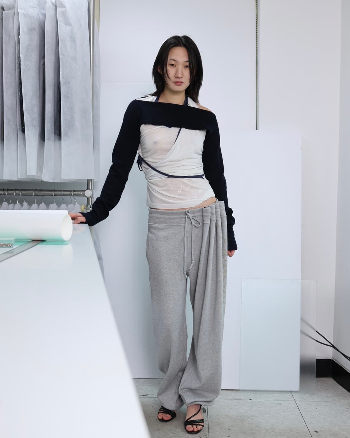 Ulika Sanctus curtain jersey pants 상품이미지3