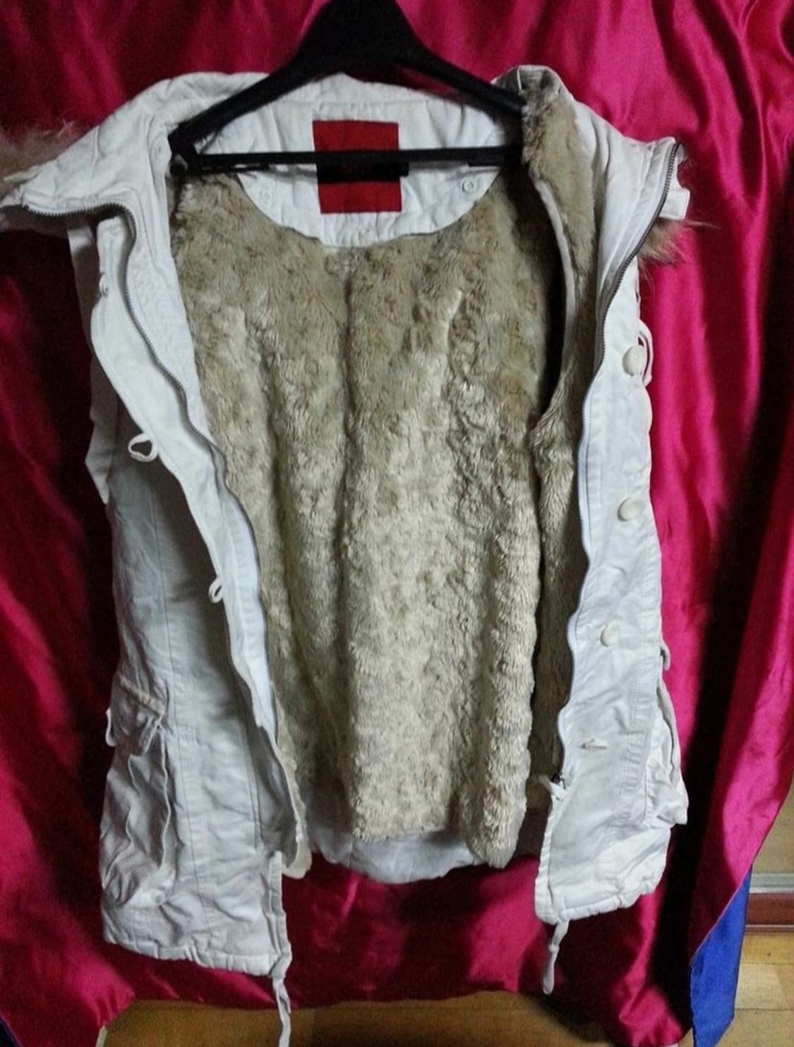 스멕스 토끼털 내피 야상 점퍼 자켓 90 상품이미지3