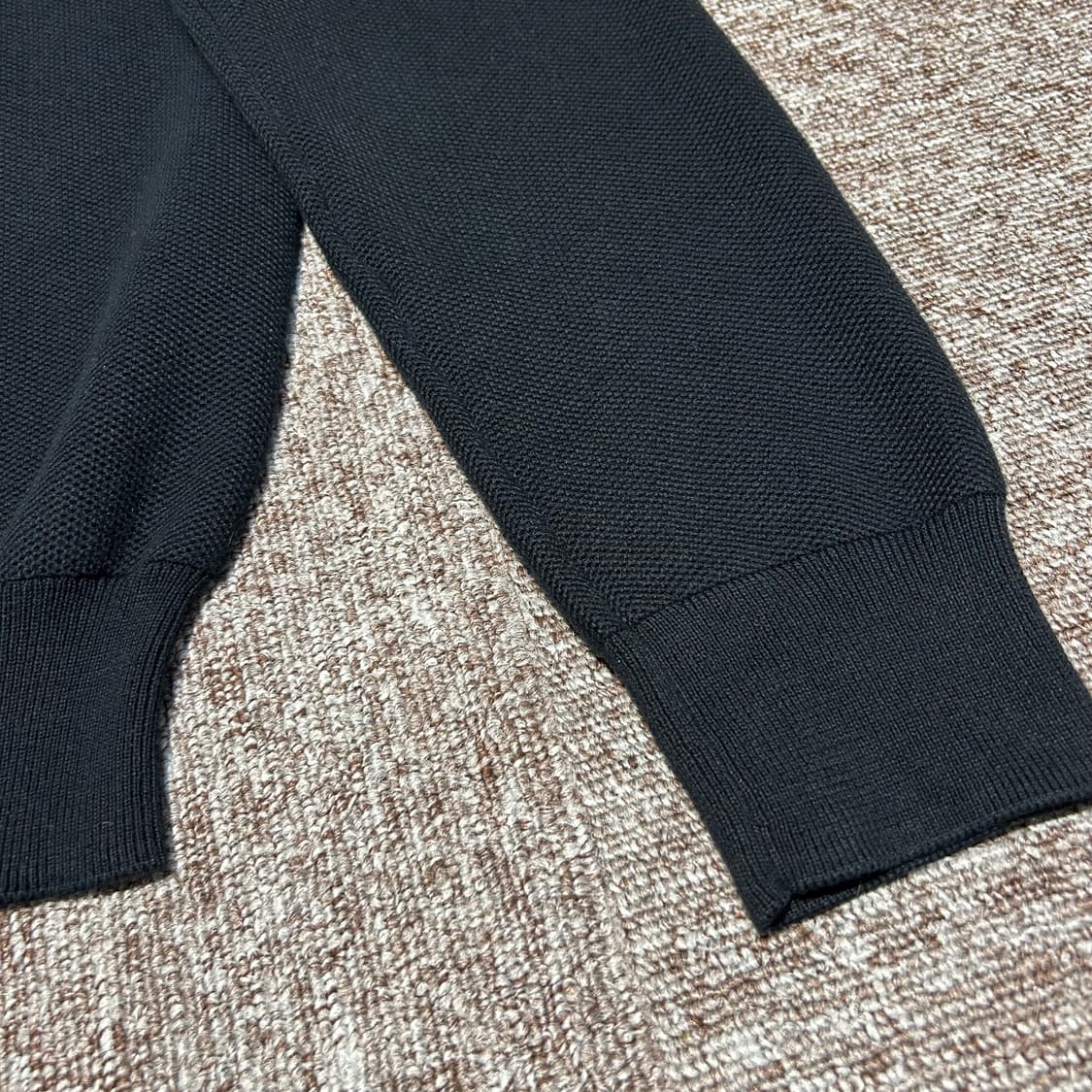 M) 폴로 랄프로렌 피마코튼 라운드넥 블랙 맨투맨 상품이미지6