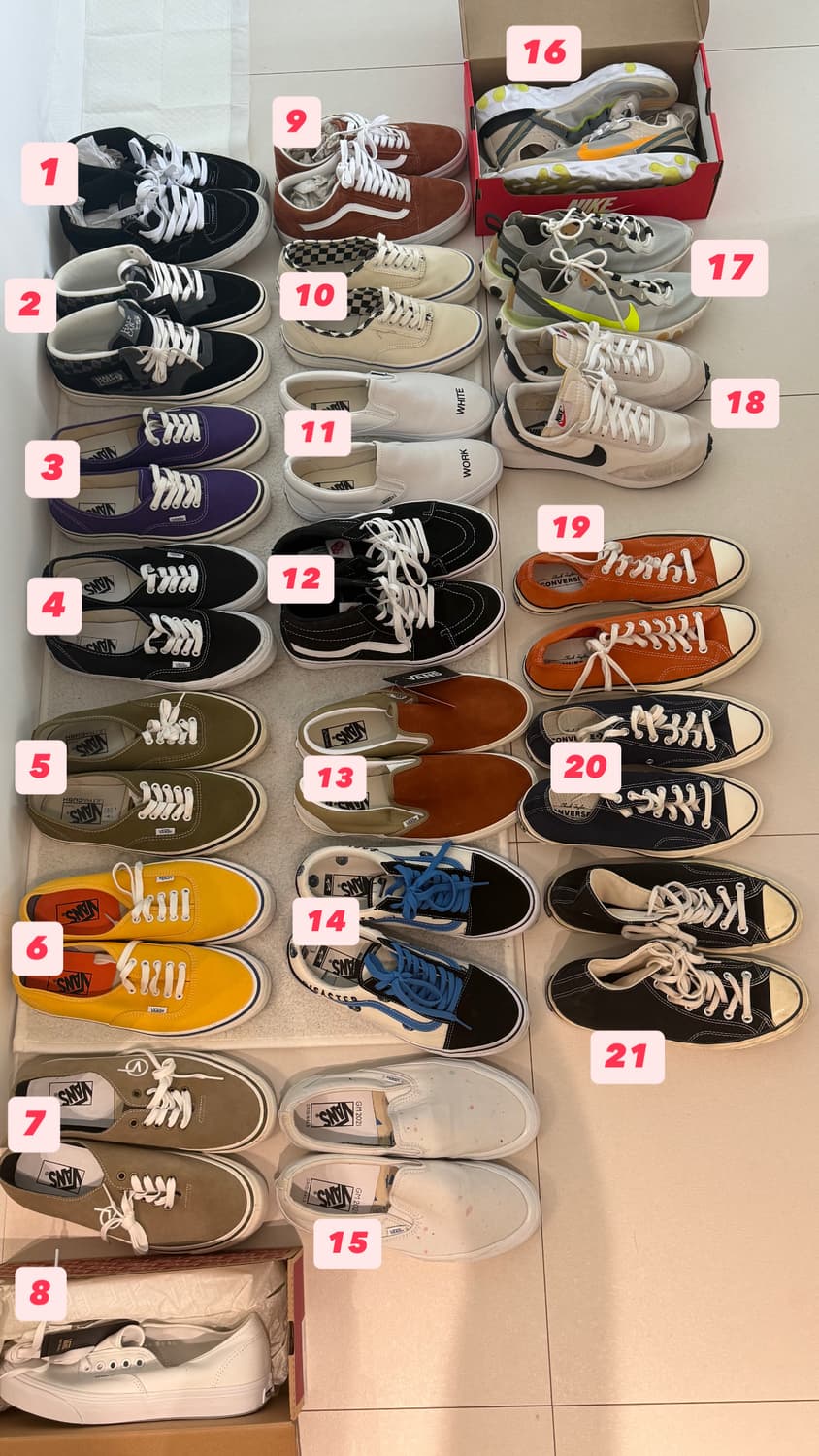 반스 외 신발 20종 플리마켓 1-2만원 상품이미지1