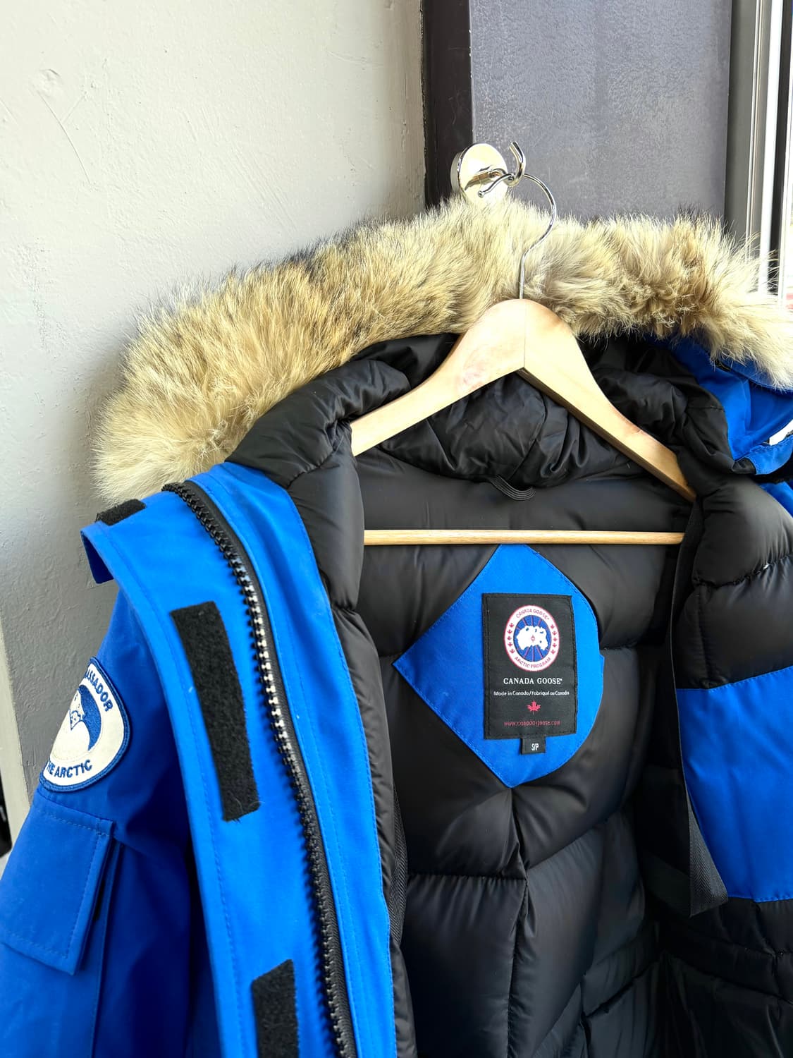 S/ 캐나다구스 PBI 로얄블루 다운 패딩점퍼 상품이미지8