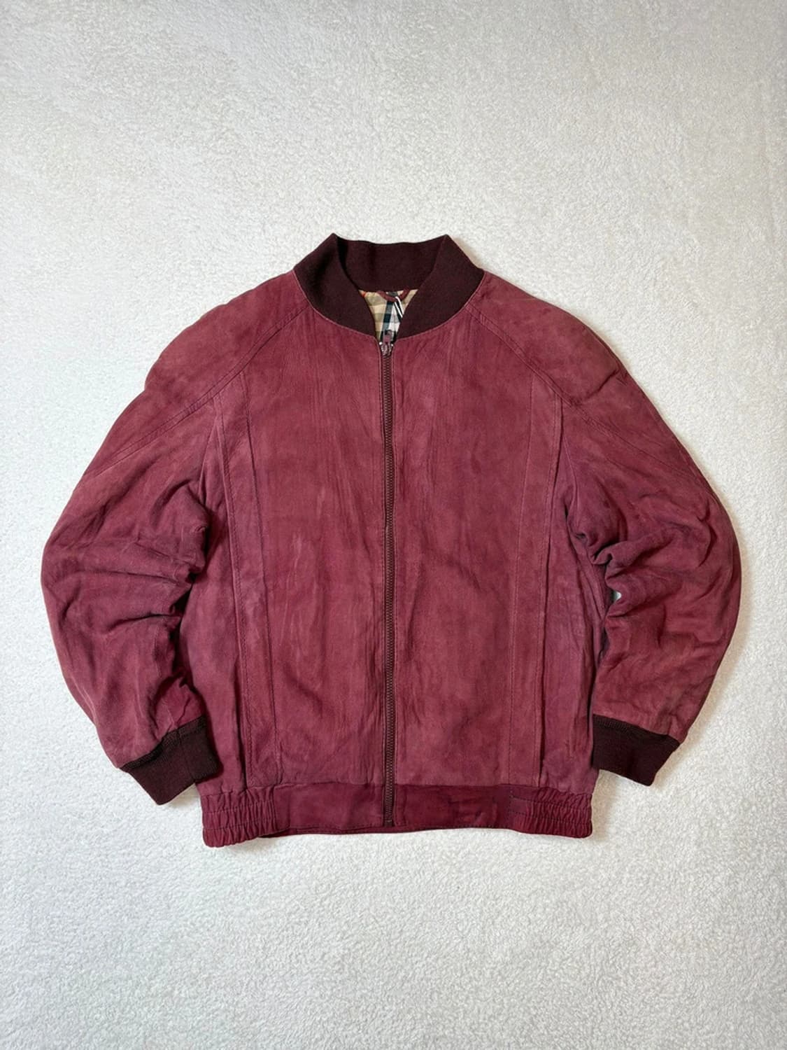 버버리 90's 천연 가죽 스웨이드 블루종 자켓 pn6149 상품이미지2