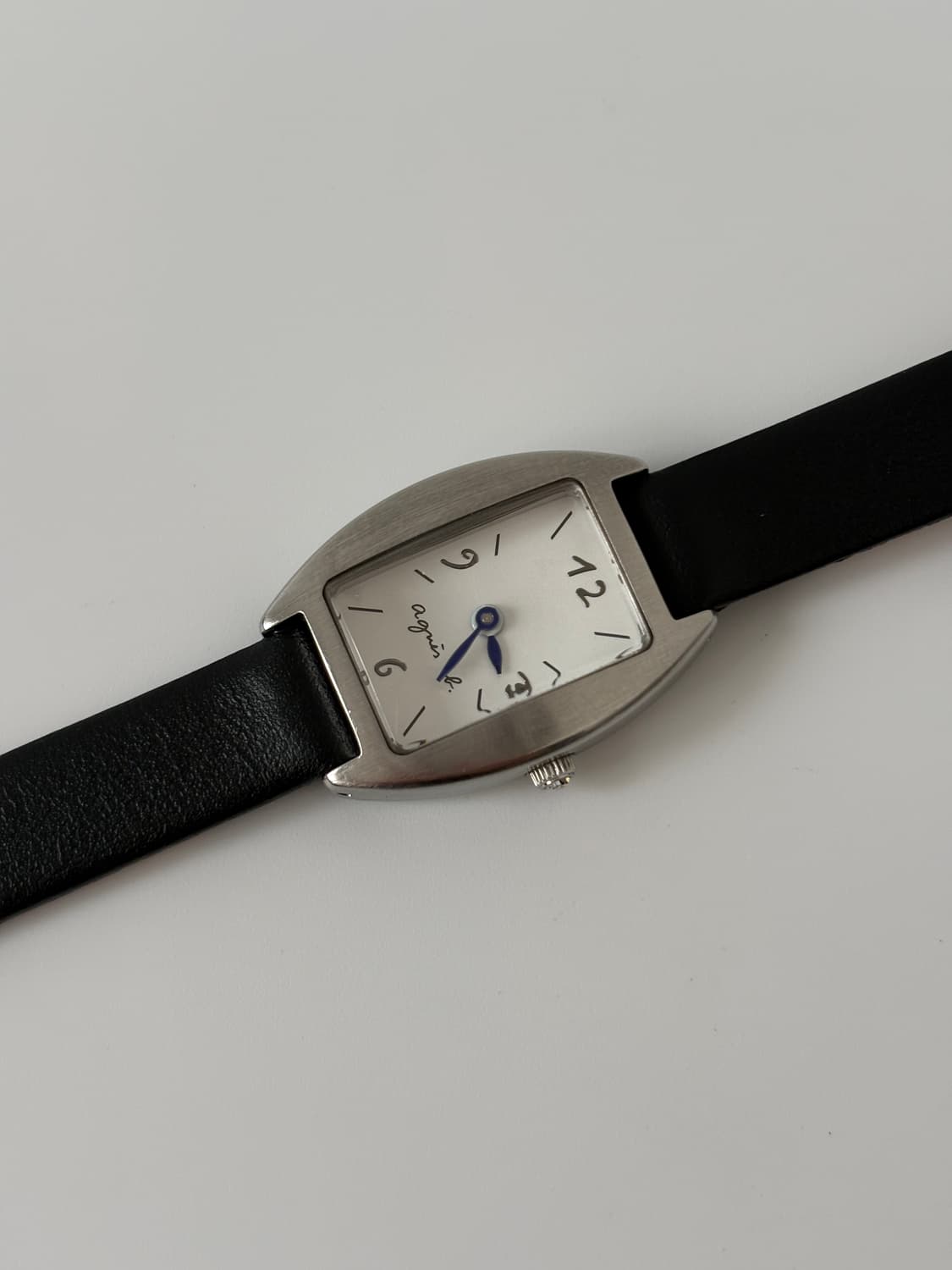 Agnès b. 쿠션 실버 탱크 쿼츠 여성 상품이미지4