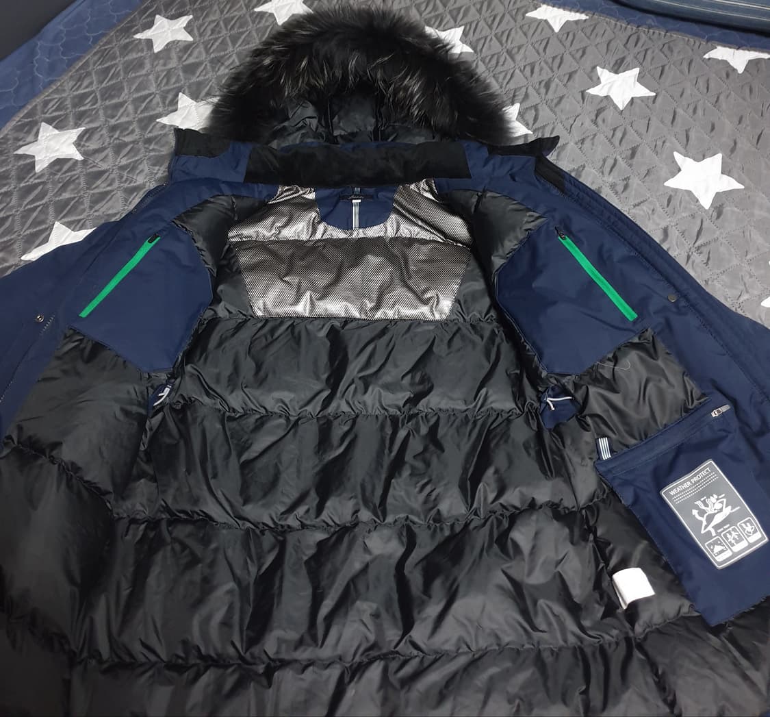 반도패션 라쿤퍼 오리털 방수 방풍 패딩 점퍼 (M) 상품이미지3